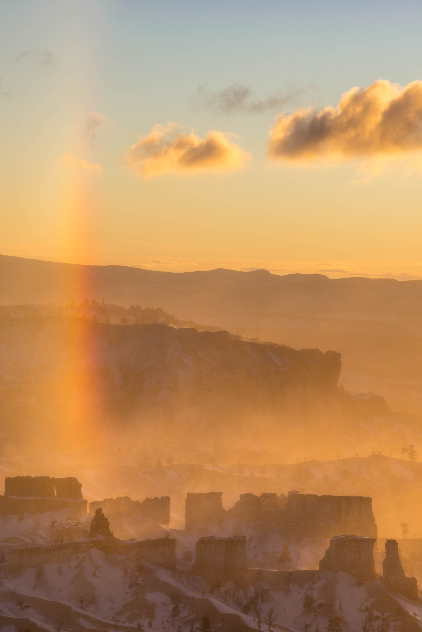 Sony a7R + 70-200mm F2.8 sample photo. Snow-bow photography