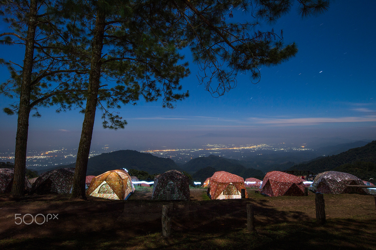 Nikon AF-S Nikkor 18-35mm F3.5-4.5G ED sample photo. Night view doi angkhang mountain, chiang mai. photography