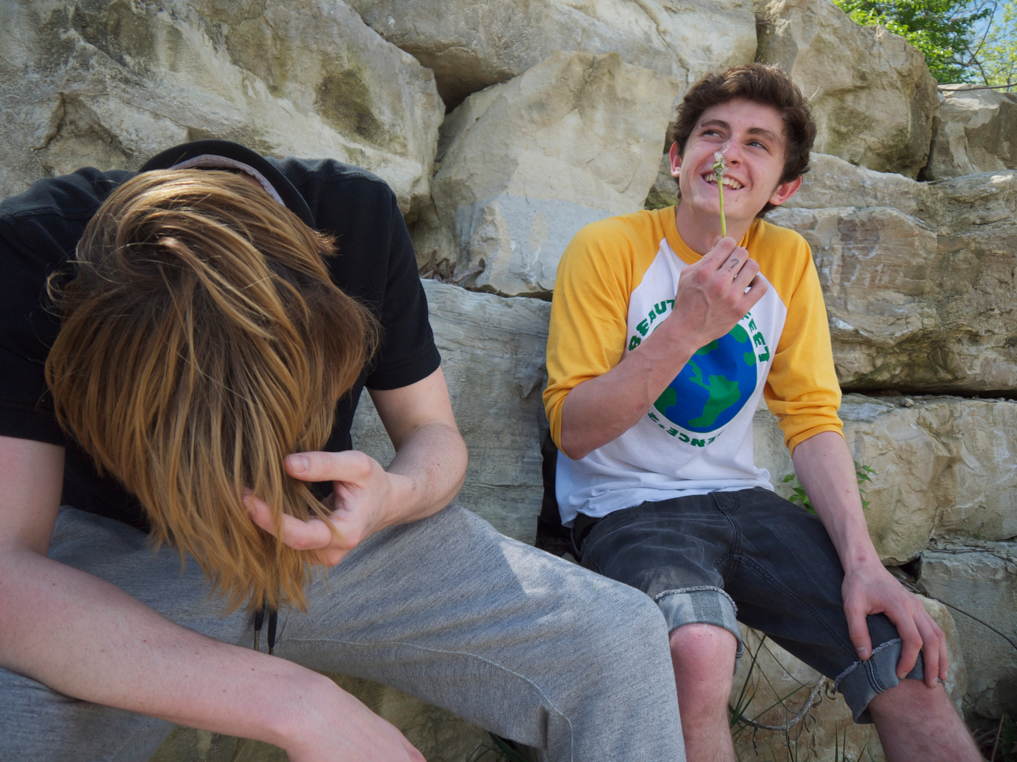 Panasonic Lumix DMC-GF1 sample photo. Chachi and larry, boyhood photography