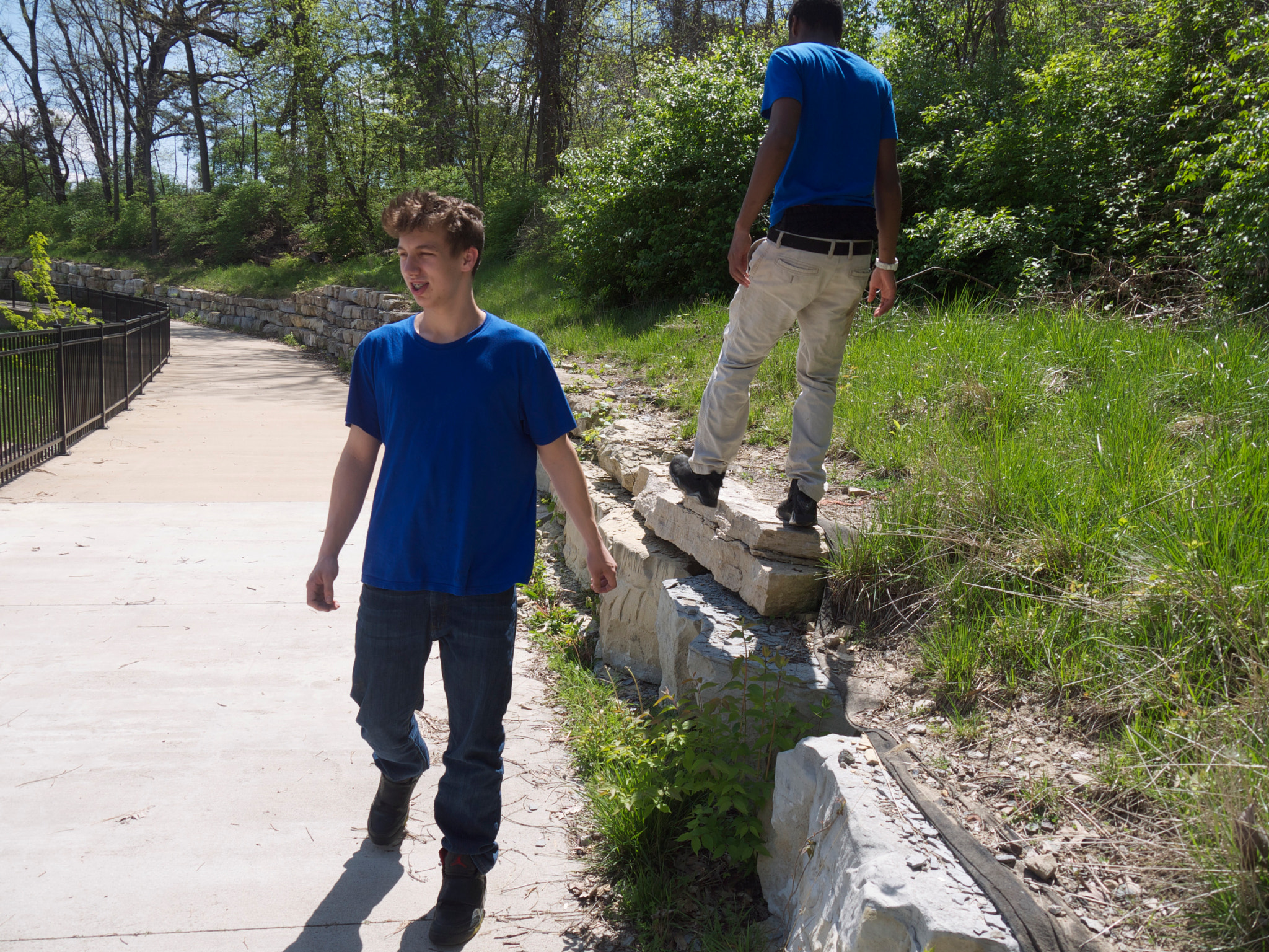 Panasonic Lumix DMC-GF1 sample photo. Josh and keyaun, boyhood photography
