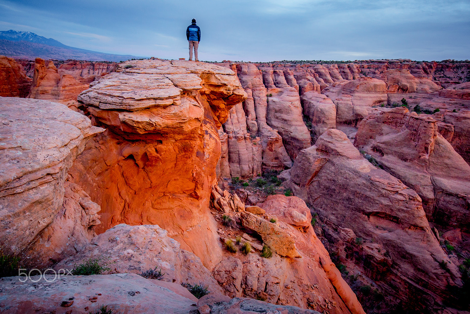 16-35mm F2.8 G SSM II sample photo. Desert canyon sunset photography