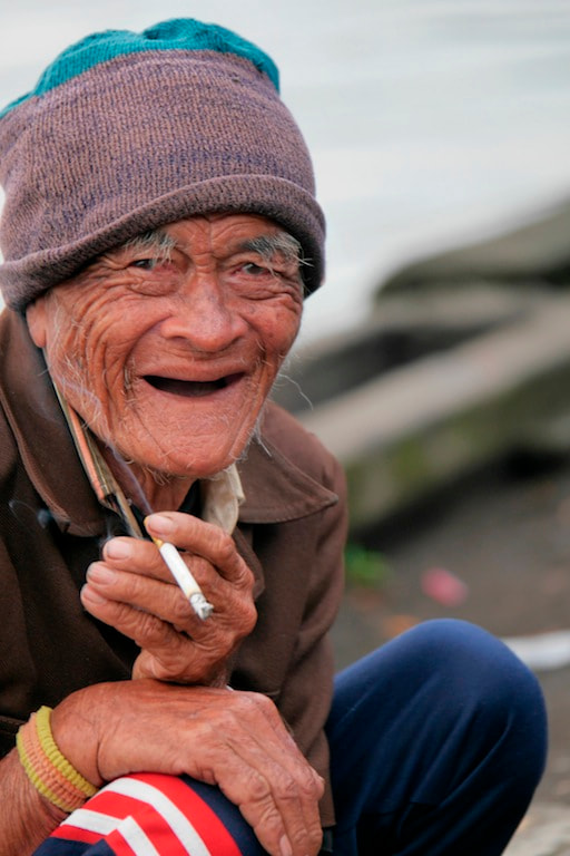 Panasonic Lumix DMC-GH3 sample photo. Old man / lake batur 3 photography