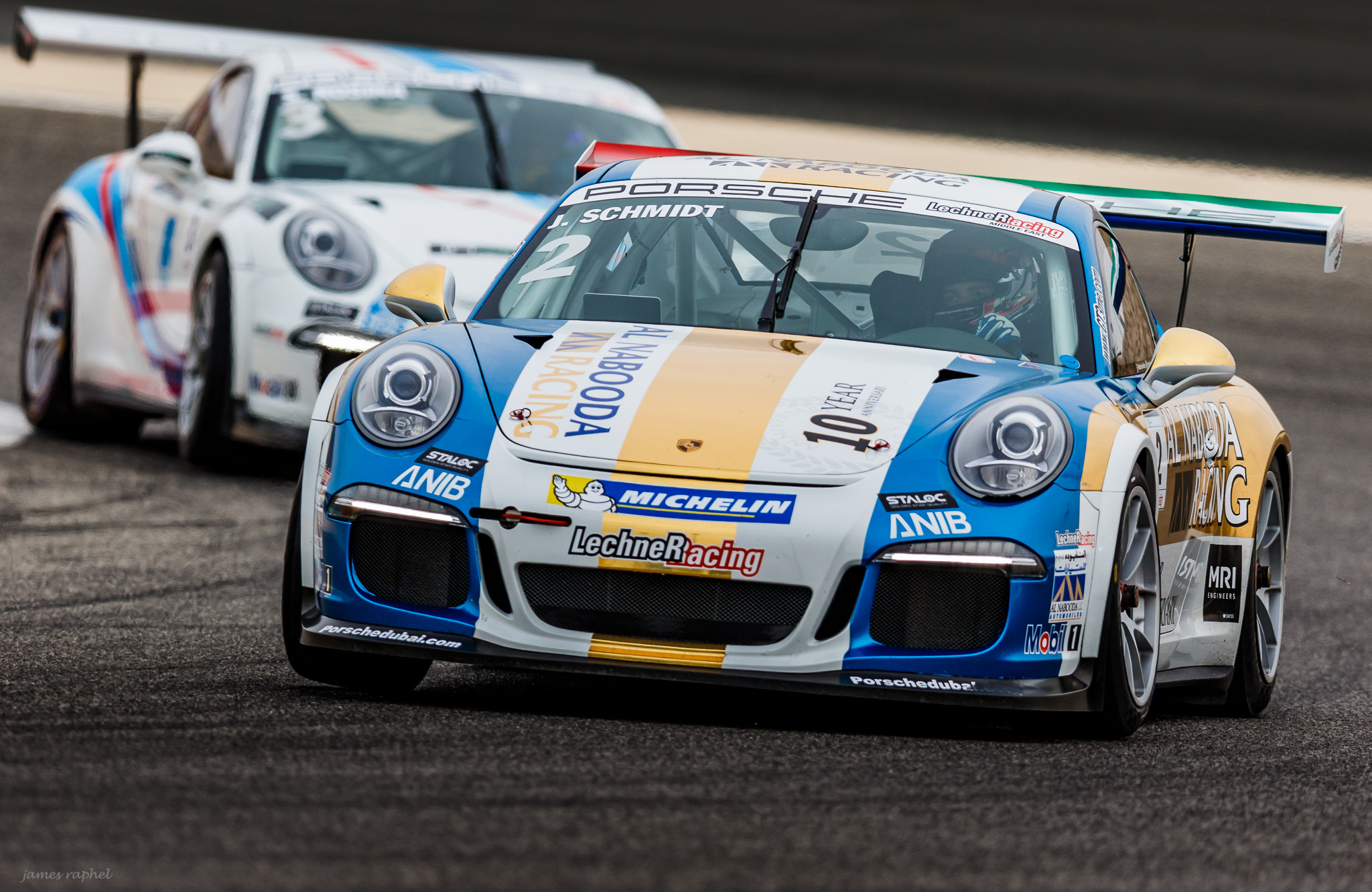 Canon EF 400mm F2.8L IS II USM sample photo. Porsche gt3 cup bahrain photography