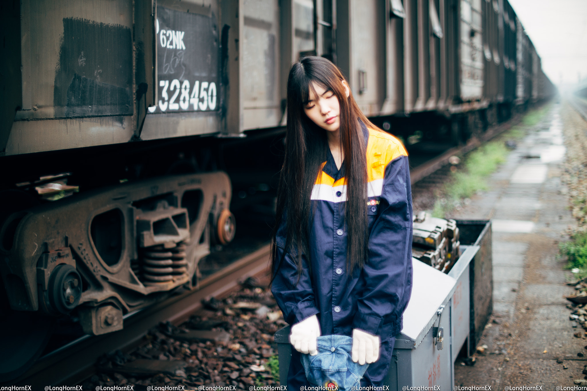 Canon EF 28-70mm f/3.5-4.5 sample photo. 调车姑娘1/9 photography