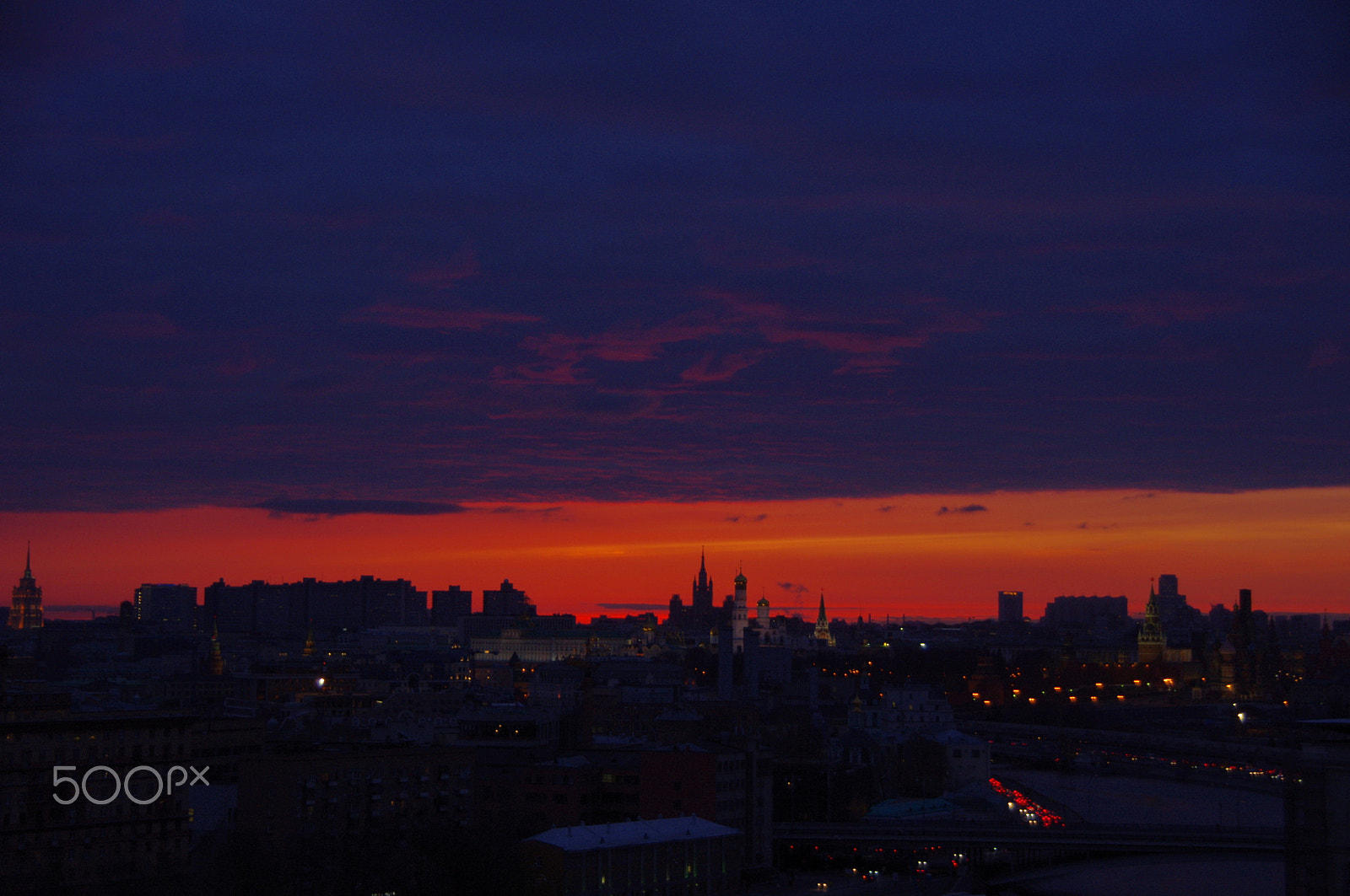 Pentax K-x sample photo. Nightfall 1 photography
