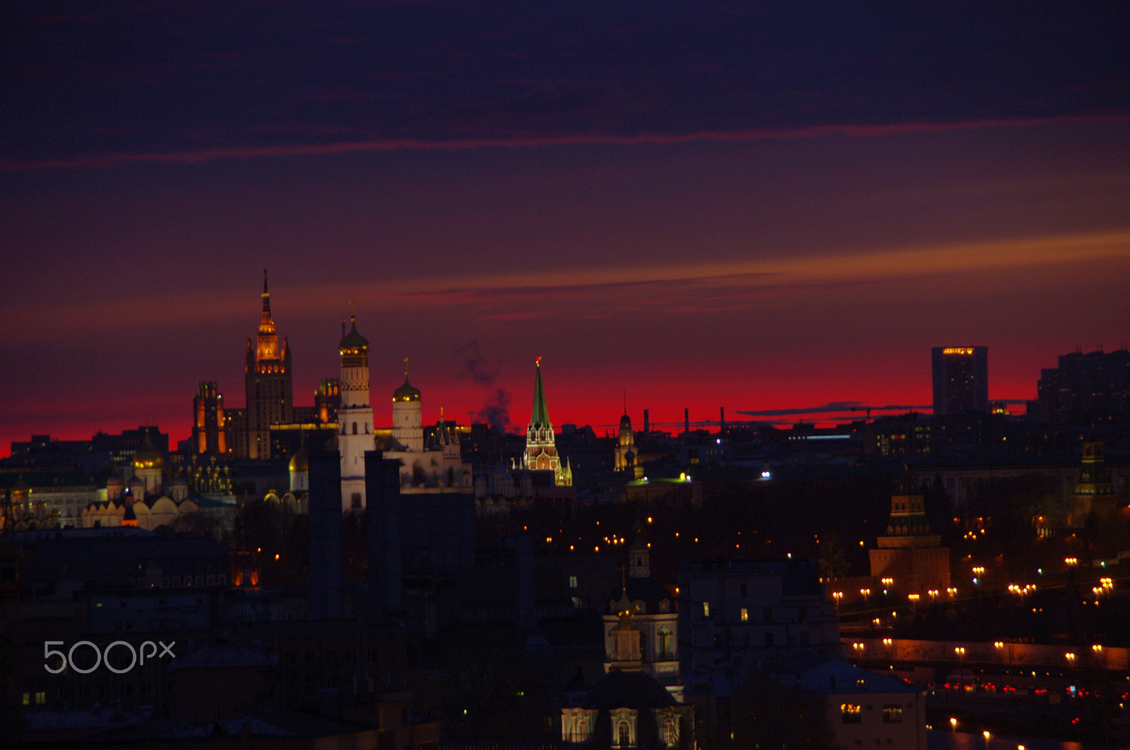 Pentax K-x sample photo. Moscow 1 photography