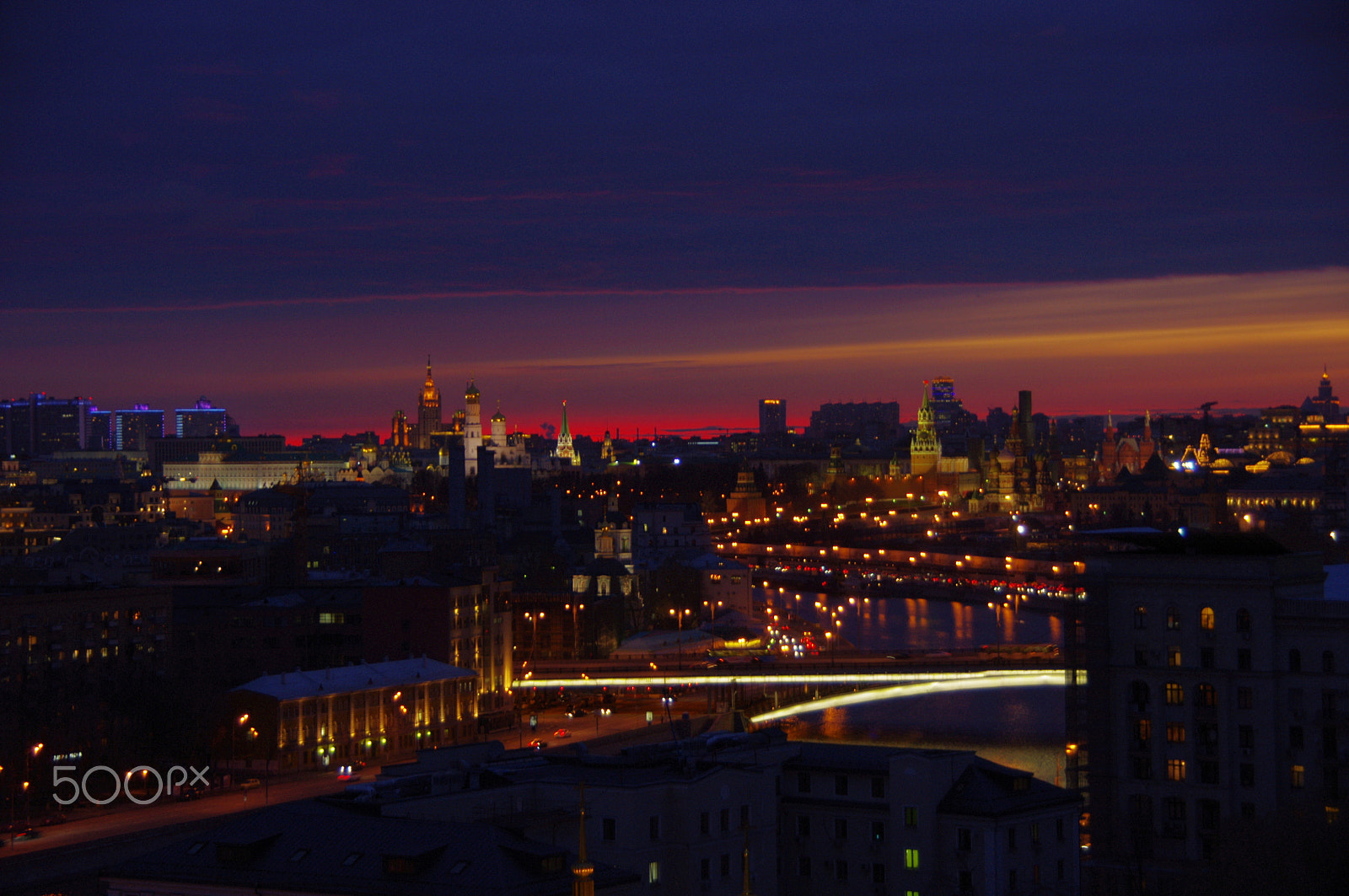 Pentax K-x sample photo. Moscow 2 photography
