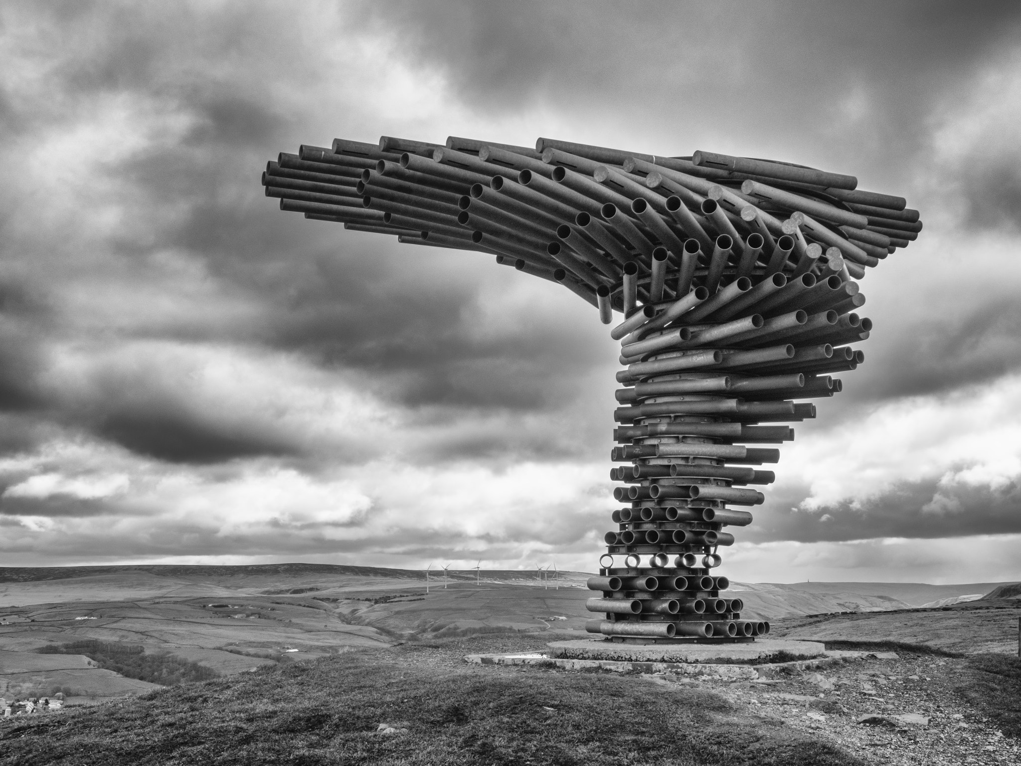 LUMIX G VARIO PZ 14-42/F3.5-5.6 sample photo. The singing ringing tree of burnley photography