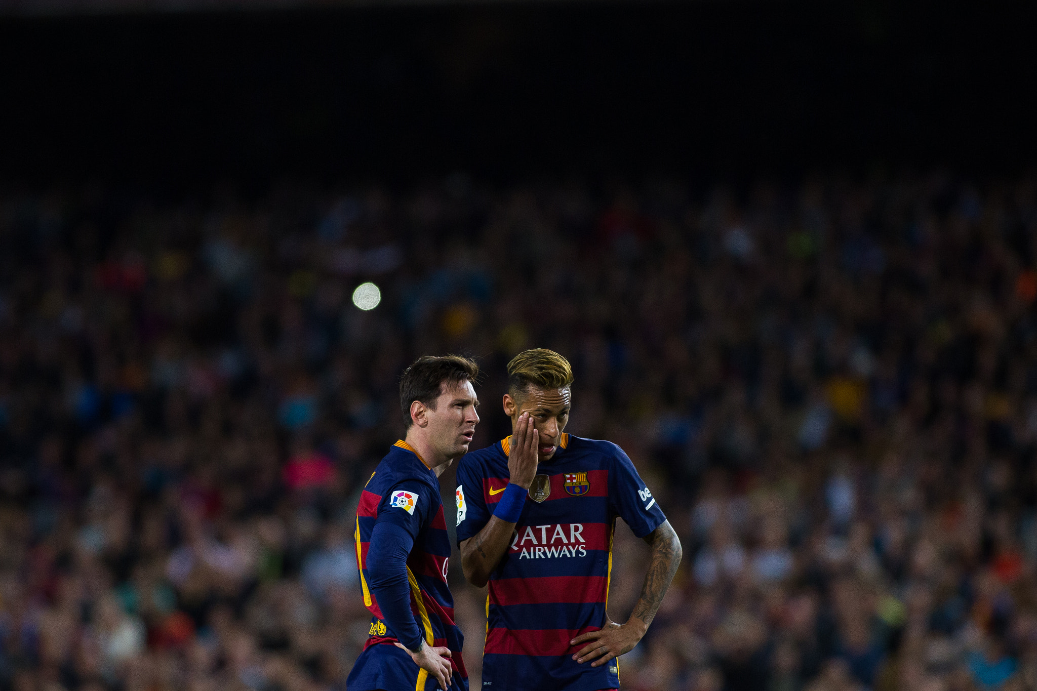 Leo Messi and Neymar Jr