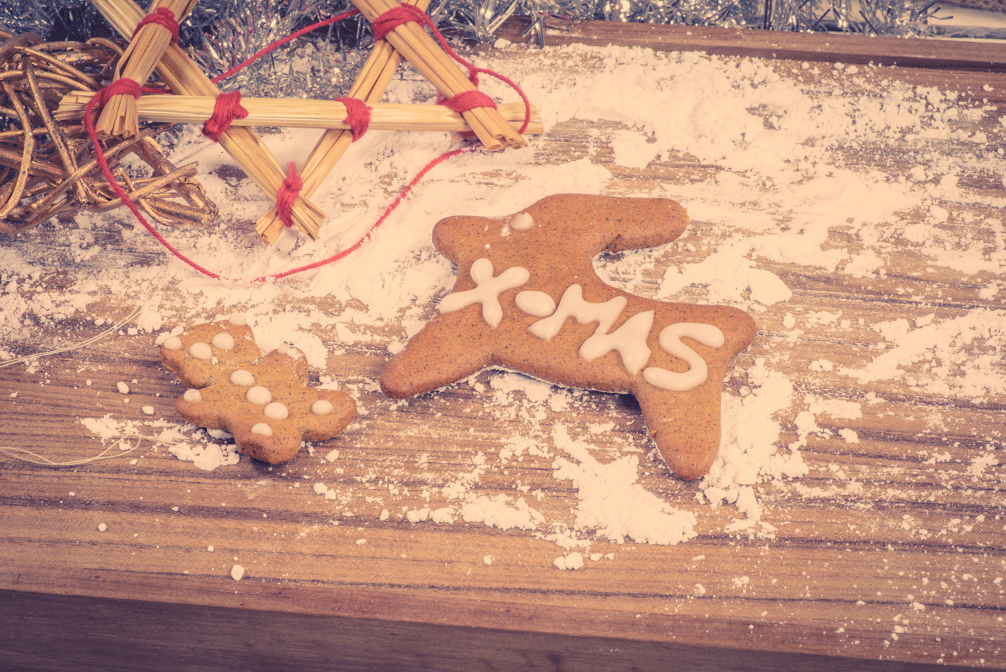 Sony a7R + Minolta AF 100mm F2.8 Macro [New] sample photo. Christmas ornament with homemade cookies photography