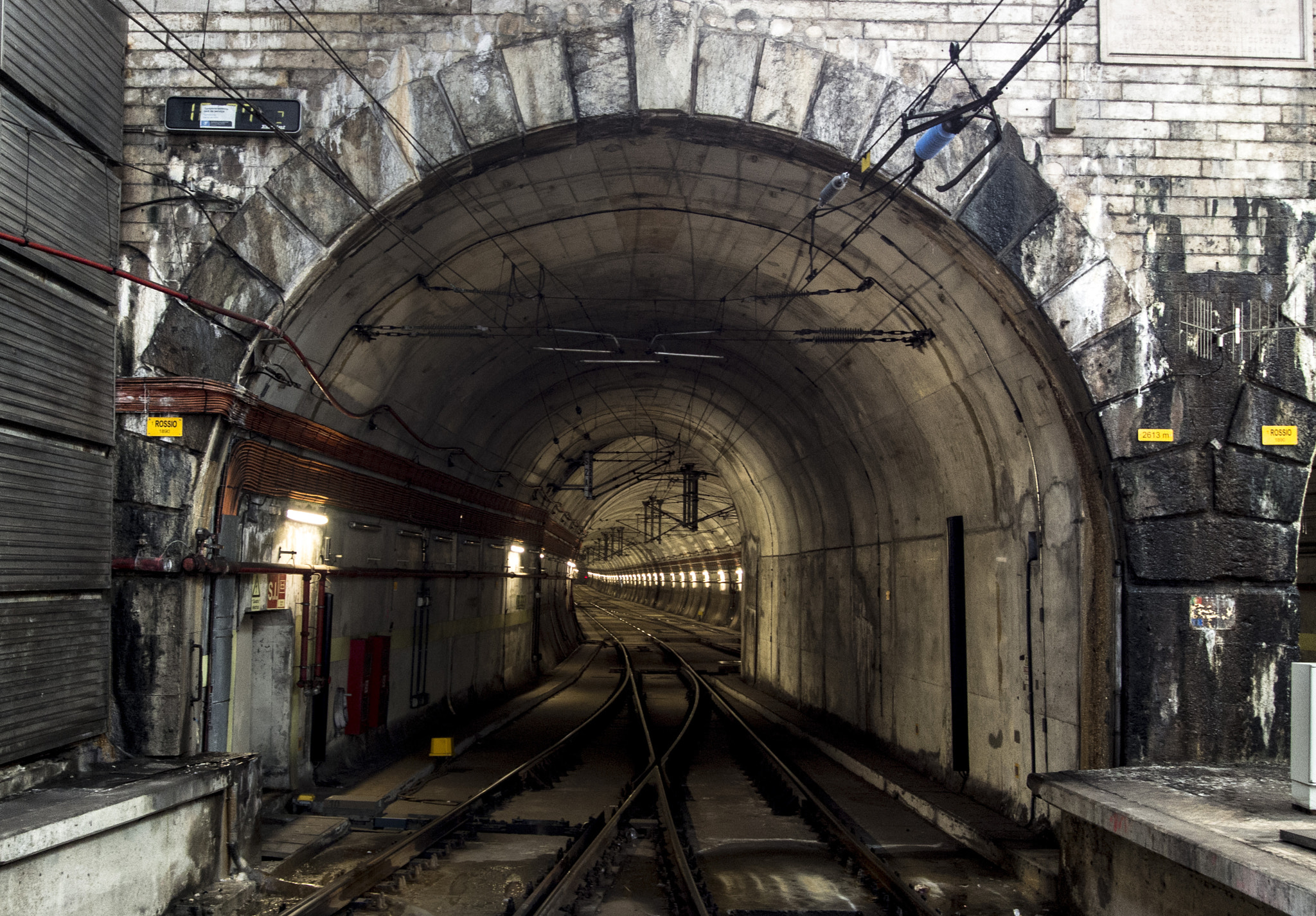 Olympus PEN E-PM2 sample photo. Train tunnel photography