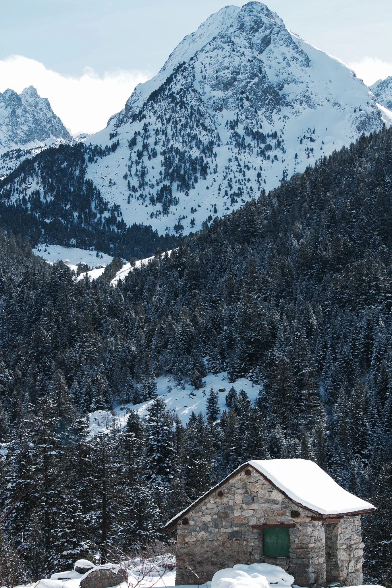 Canon EOS M sample photo. Aiguestortes national park cabin photography