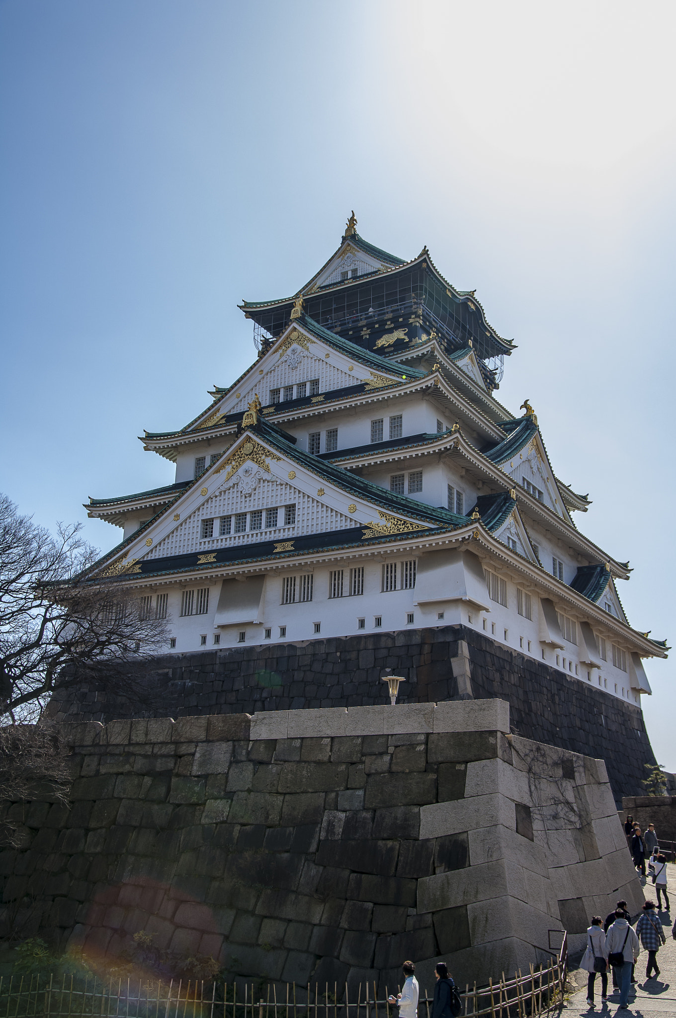 Nikon D2X + Sigma 18-50mm F2.8 EX DC Macro sample photo. 20160225_osaka(osaka-jo) photography