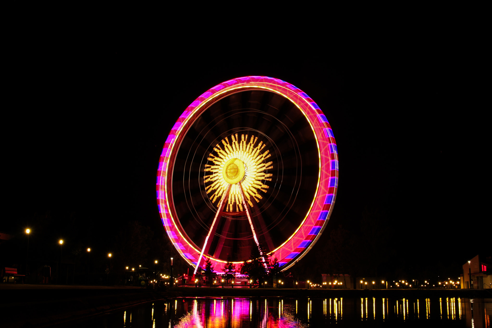 Canon EF 24-105mm F3.5-5.6 IS STM sample photo. Ferris wheel / Óriáskerék photography