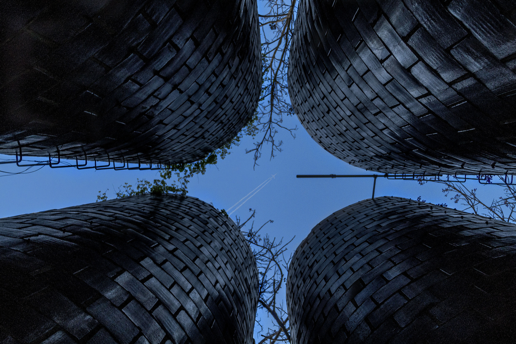 Canon EOS-1D Mark III sample photo. Quad silos photography
