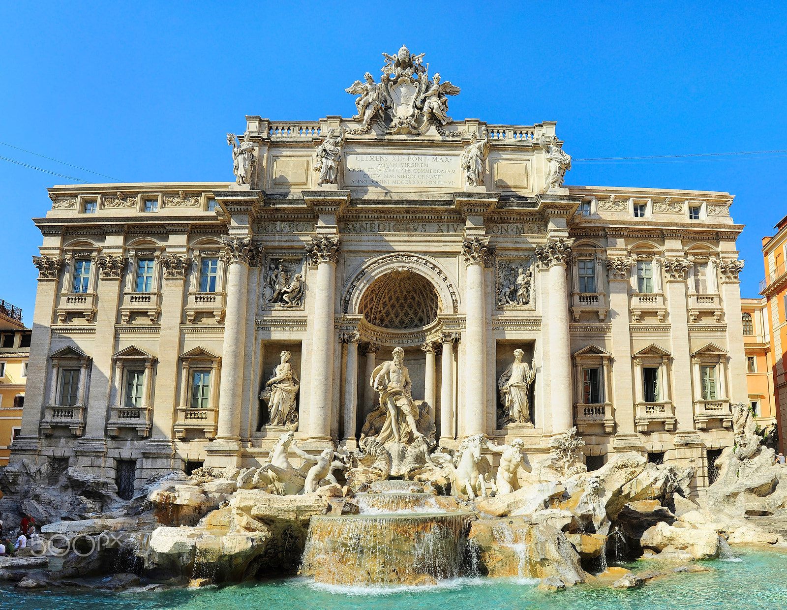 AF Zoom-Nikkor 28-80mm f/3.3-5.6G sample photo. Fountain di trevi in rome, italy photography