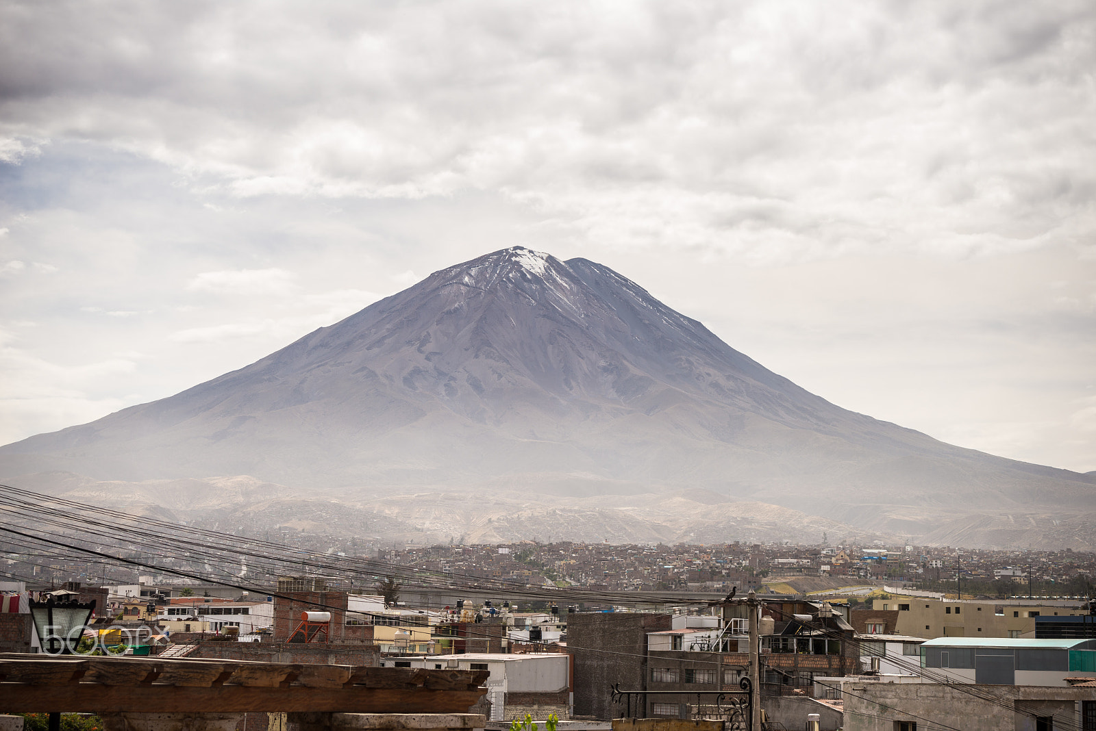 AF Zoom-Nikkor 28-70mm f/3.5-4.5D sample photo. El misti volcano in arequipa, peru photography