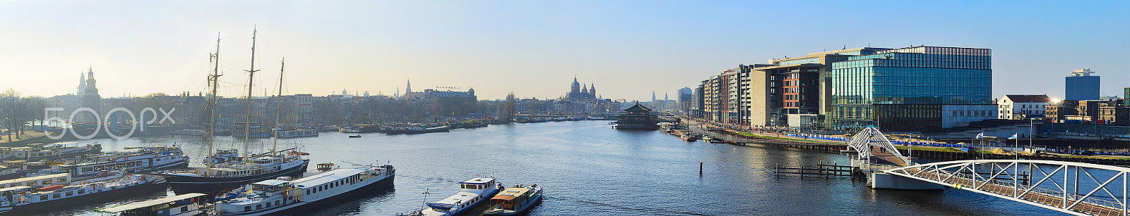 AF Zoom-Nikkor 28-80mm f/3.3-5.6G sample photo. Amsterdam skyline photography