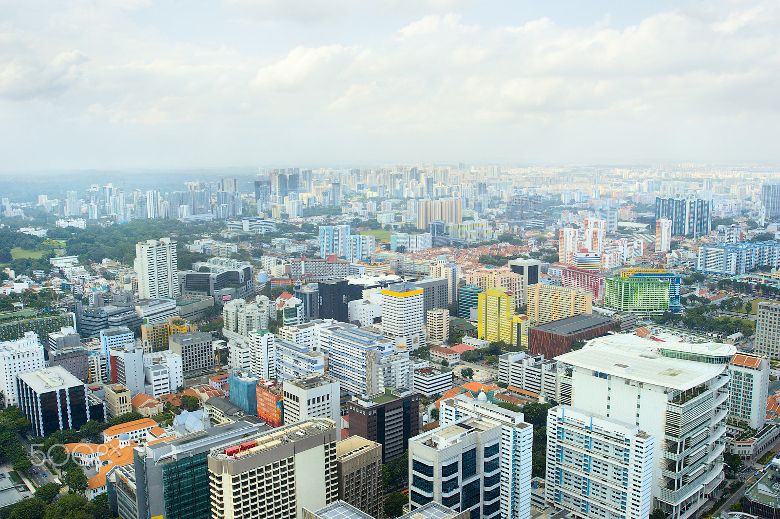 AF Zoom-Nikkor 28-80mm f/3.3-5.6G sample photo. Aerial view on singapore photography