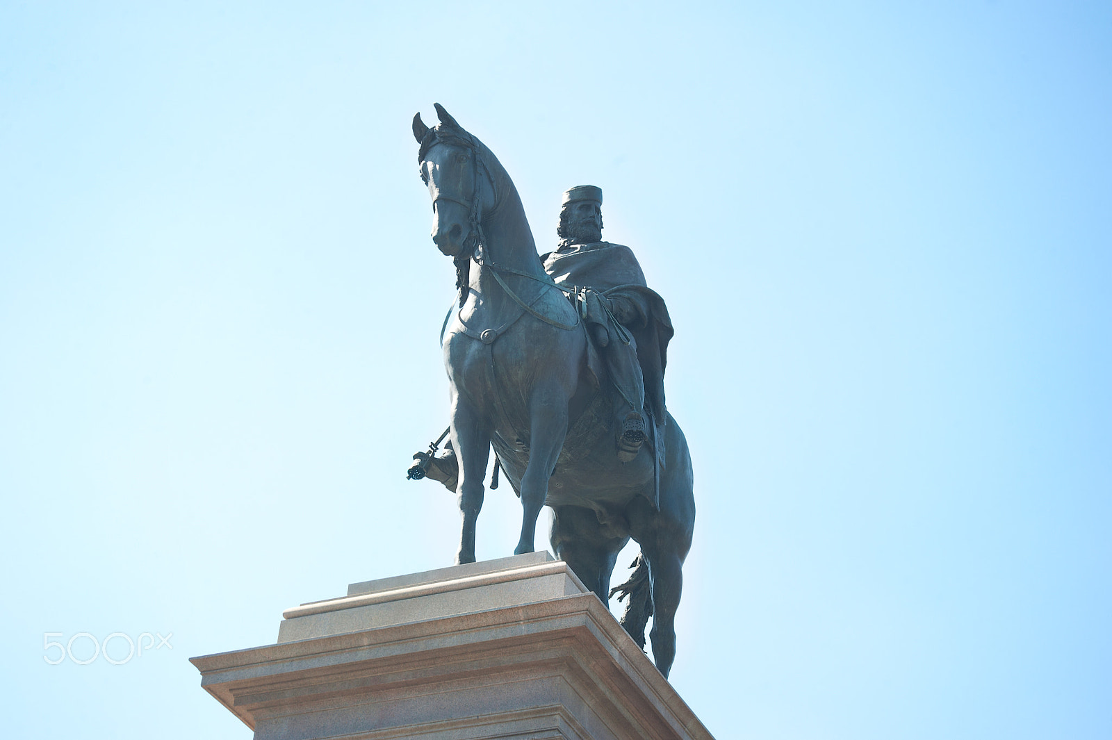AF Zoom-Nikkor 28-80mm f/3.3-5.6G sample photo. Giuseppe garibaldi monument photography