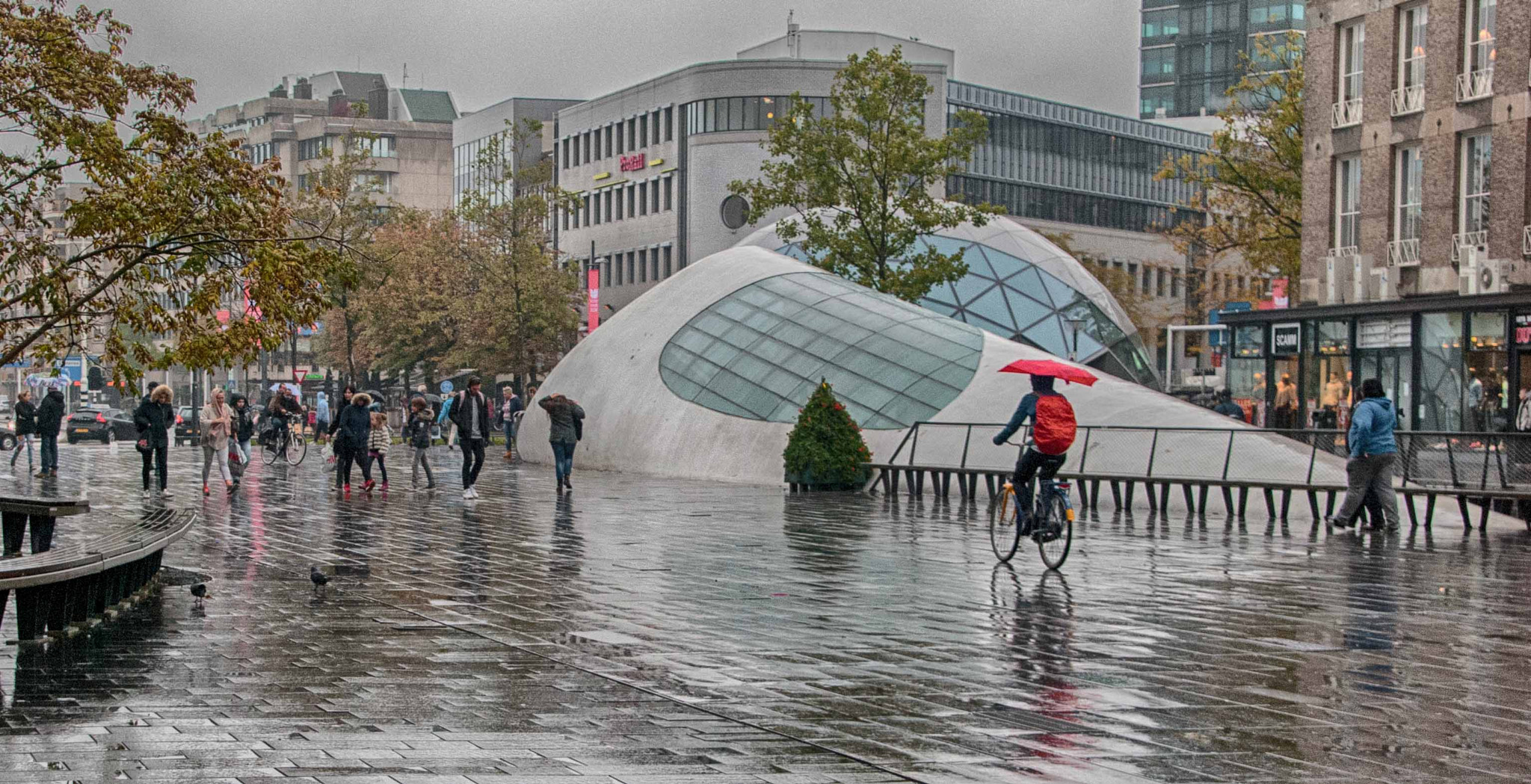 Nikon D60 sample photo. Une ville sous la pluie photography