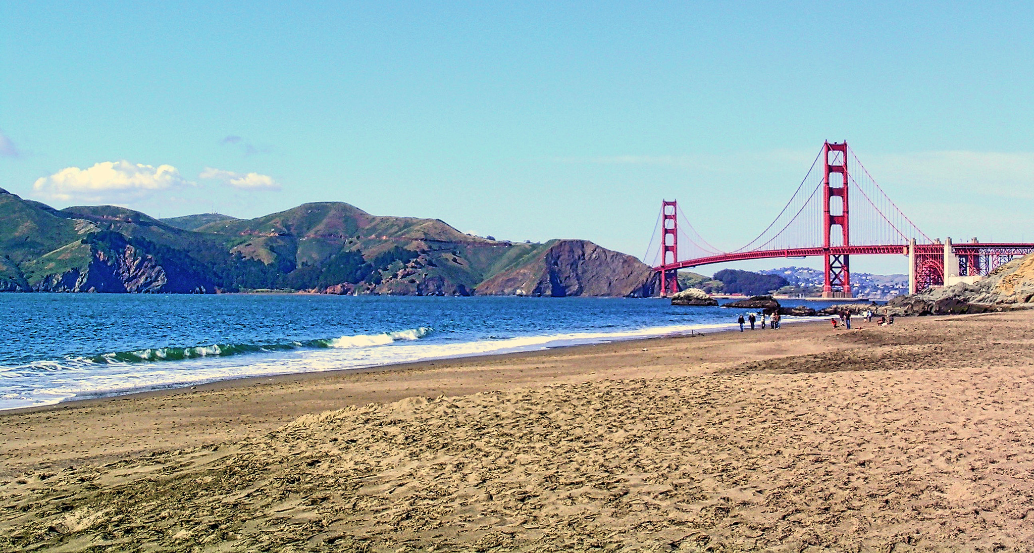 Nikon E5400 sample photo. Il ponte lontano, san francisco photography