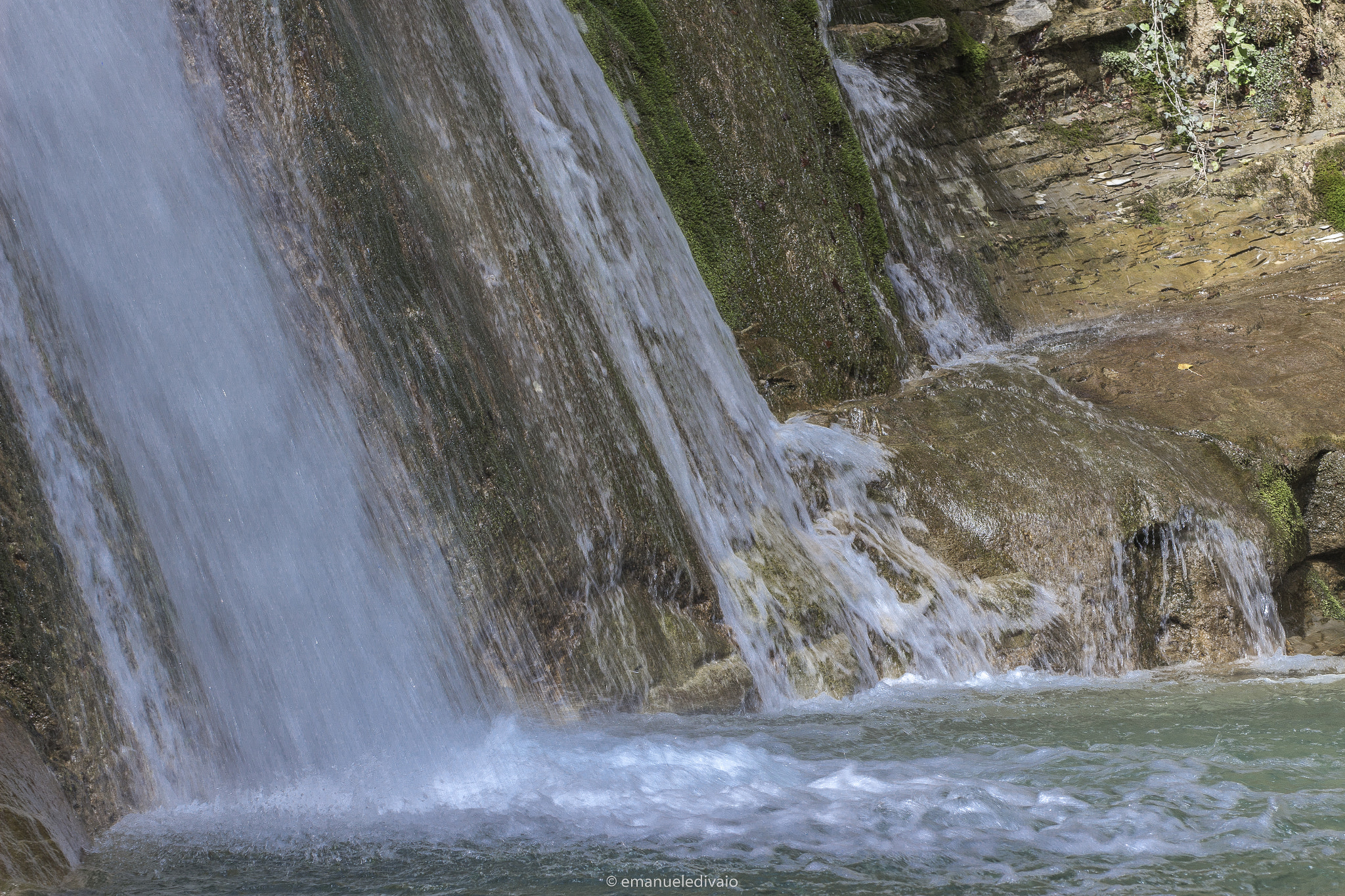 Tamron SP 35mm F1.8 Di VC USD sample photo. Flowers, waterfall, nature photography