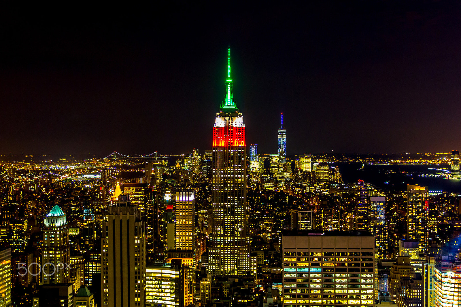 Sigma 17-70mm F2.8-4 DC Macro OS HSM sample photo. Manhattan by night photography