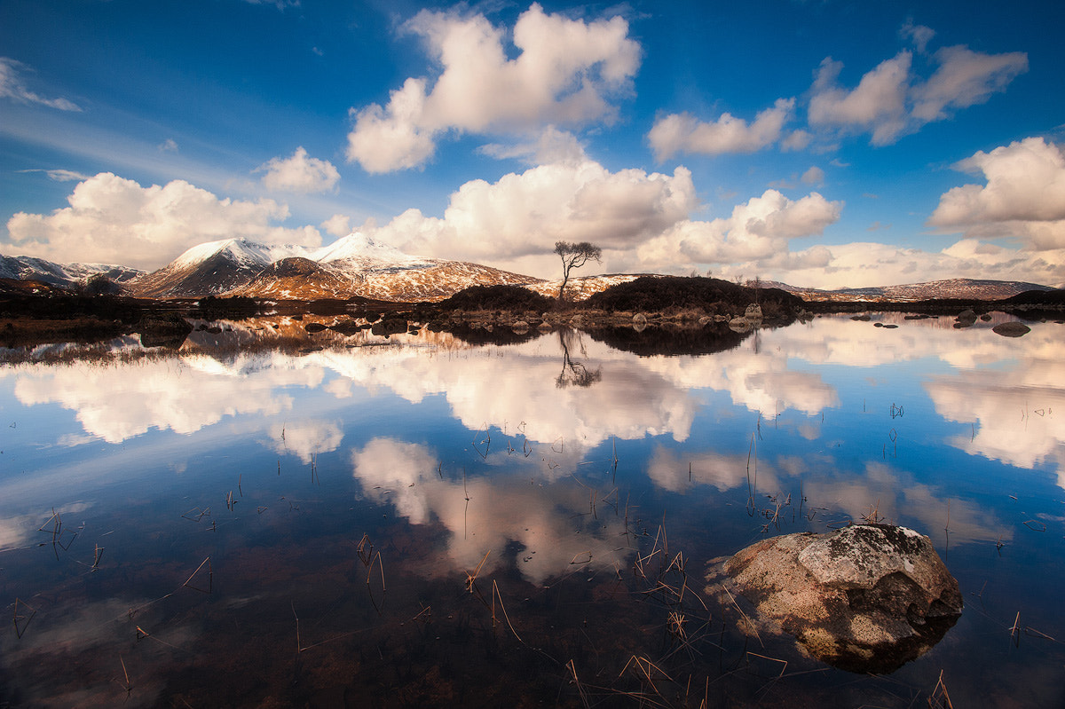 Nikon AF-S Nikkor 17-35mm F2.8D ED-IF sample photo. Rannoch moor photography