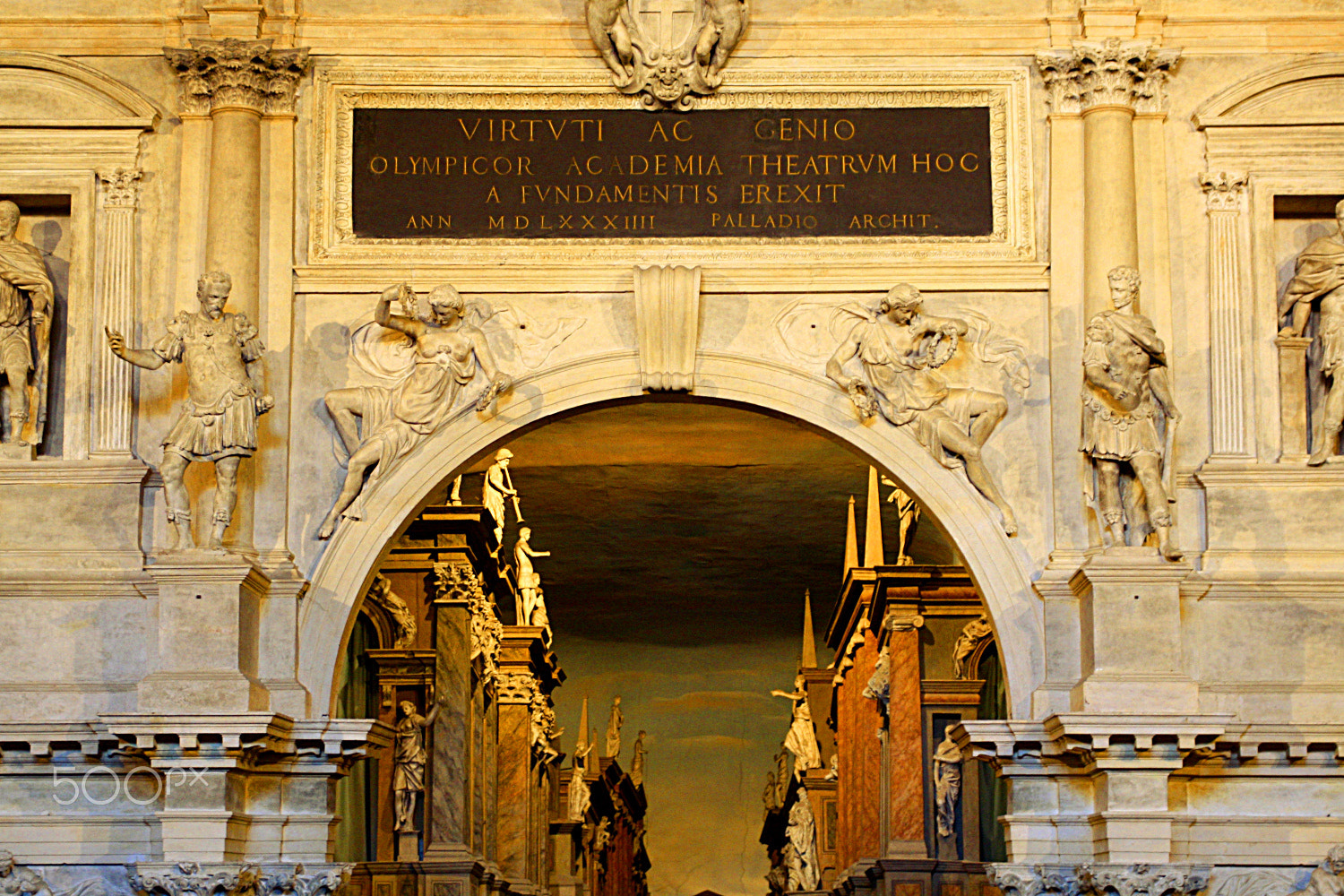 Canon EF 28-90mm f/4-5.6 sample photo. Vicenza-teatro olimpico- andrea palladio photography