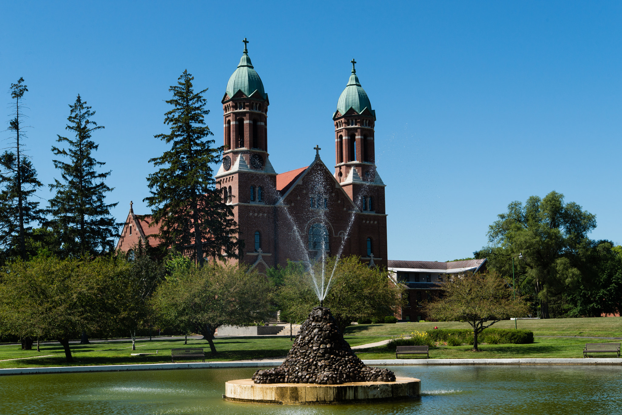 Nikon D600 sample photo. Saint joseph's college, indiana photography