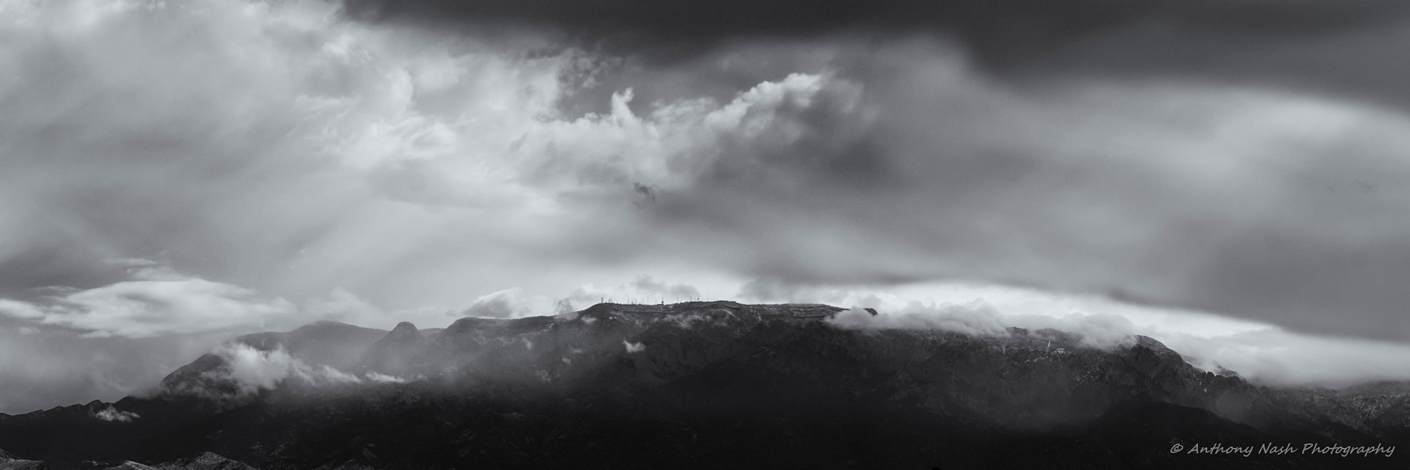 Nikon D3 sample photo. Spring storm over the sandias photography