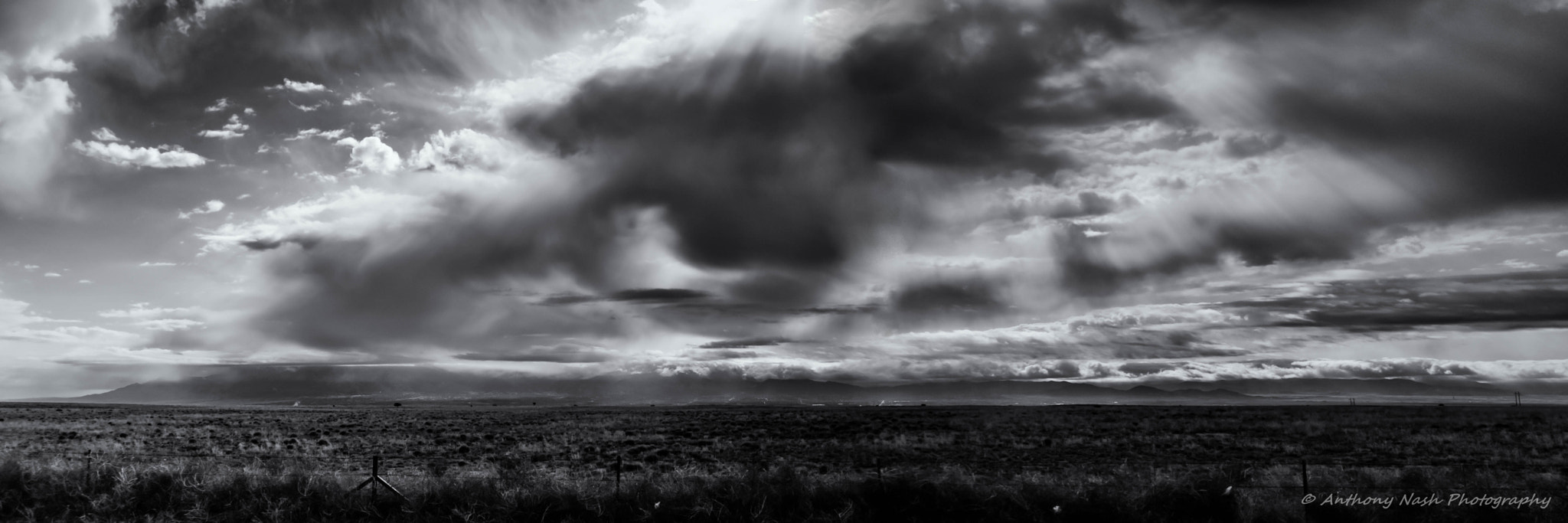 Nikon D3 sample photo. Heaven over the sandias photography