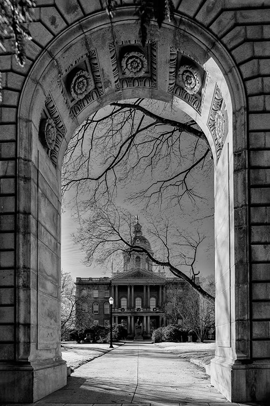 Canon TS-E 24.0mm f/3.5 L II sample photo. New hampshire state house photography