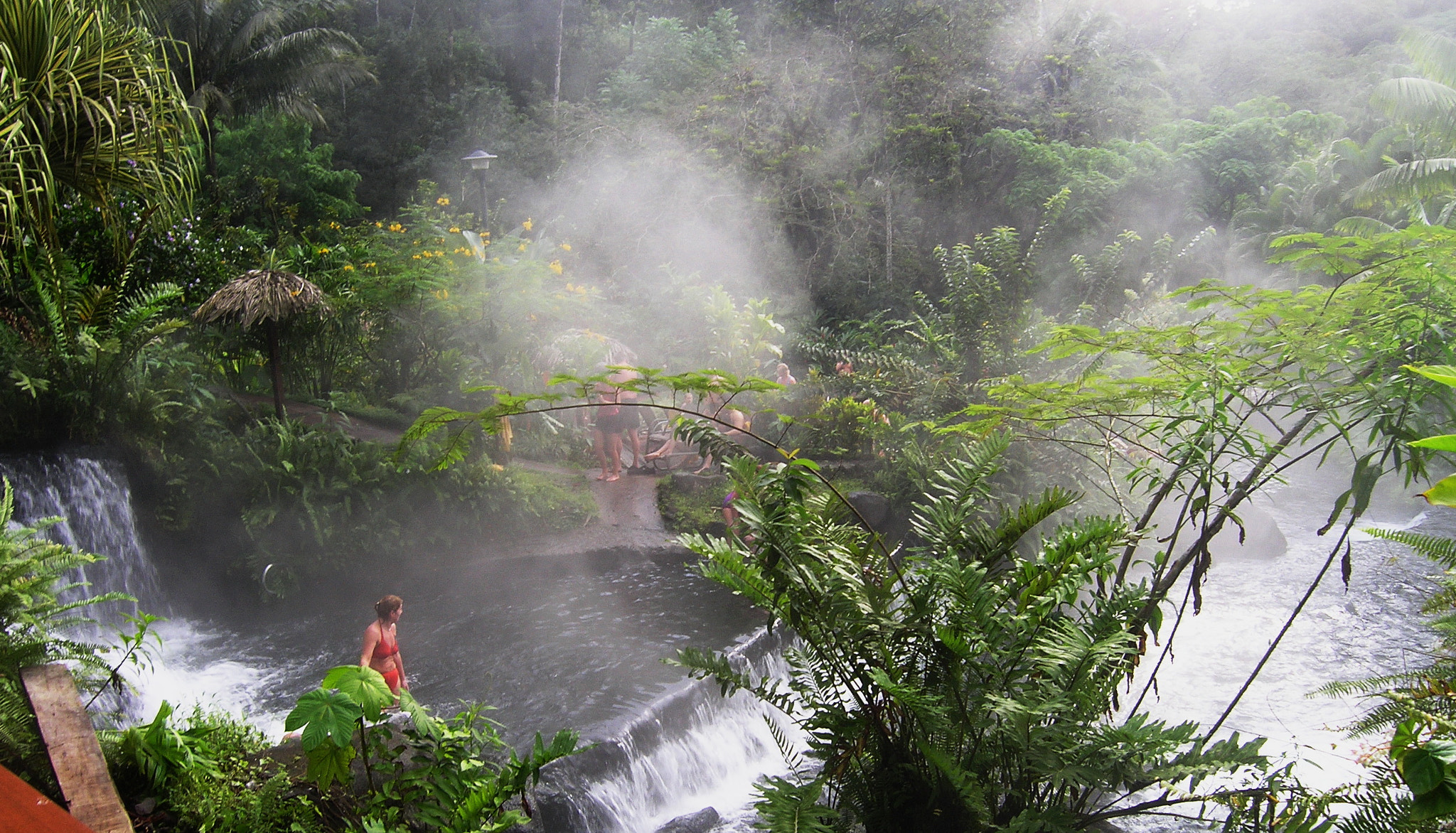 Olympus C5060WZ sample photo. Arenal volcano hot springs photography