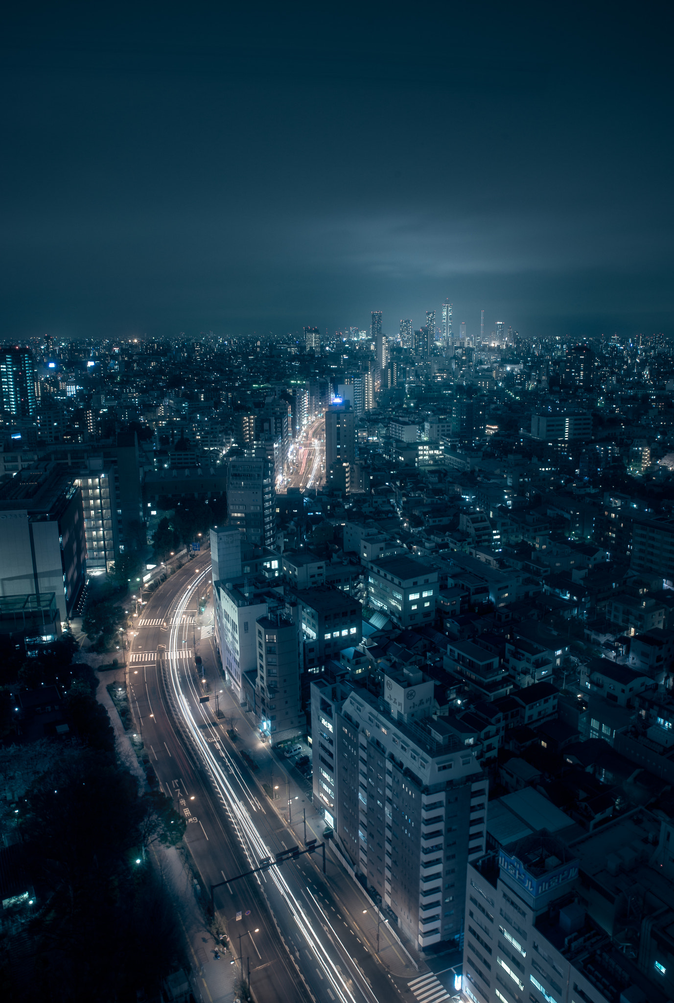 Sony a7 II + Tamron SP 24-70mm F2.8 Di VC USD sample photo. Tokyo bunkyo ward office nightview cityscape photography