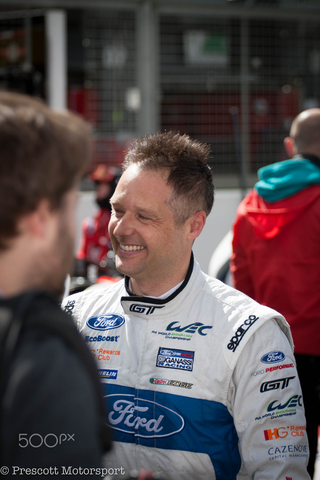 Canon EOS 30D + Canon EF 70-200mm F4L USM sample photo. Andy priaulx, ford gt photography
