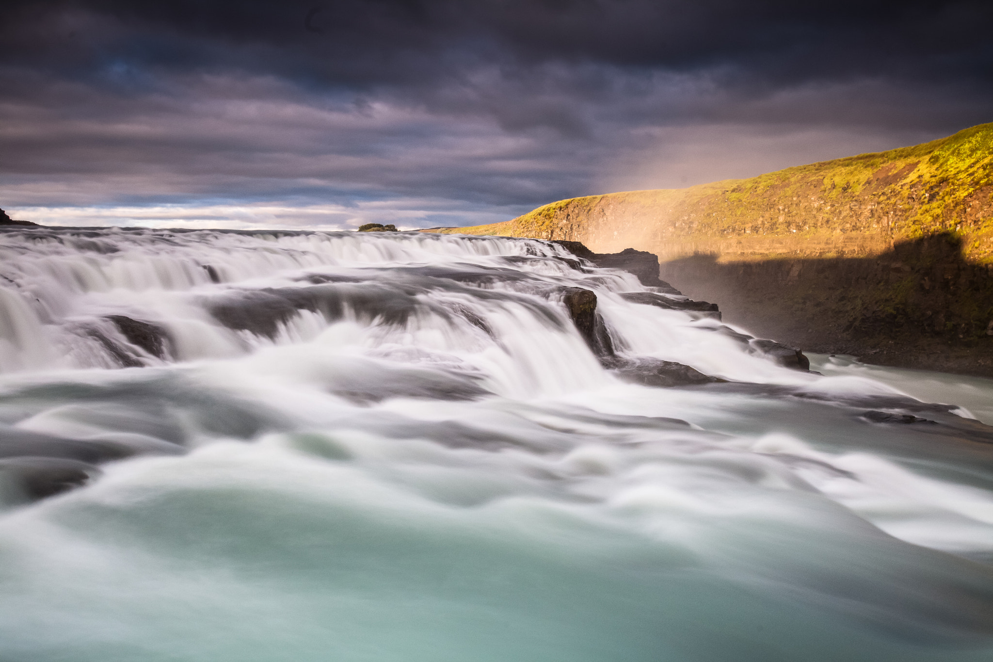 Canon EF 16-35mm F2.8L USM sample photo. Gullfoss in iceland photography