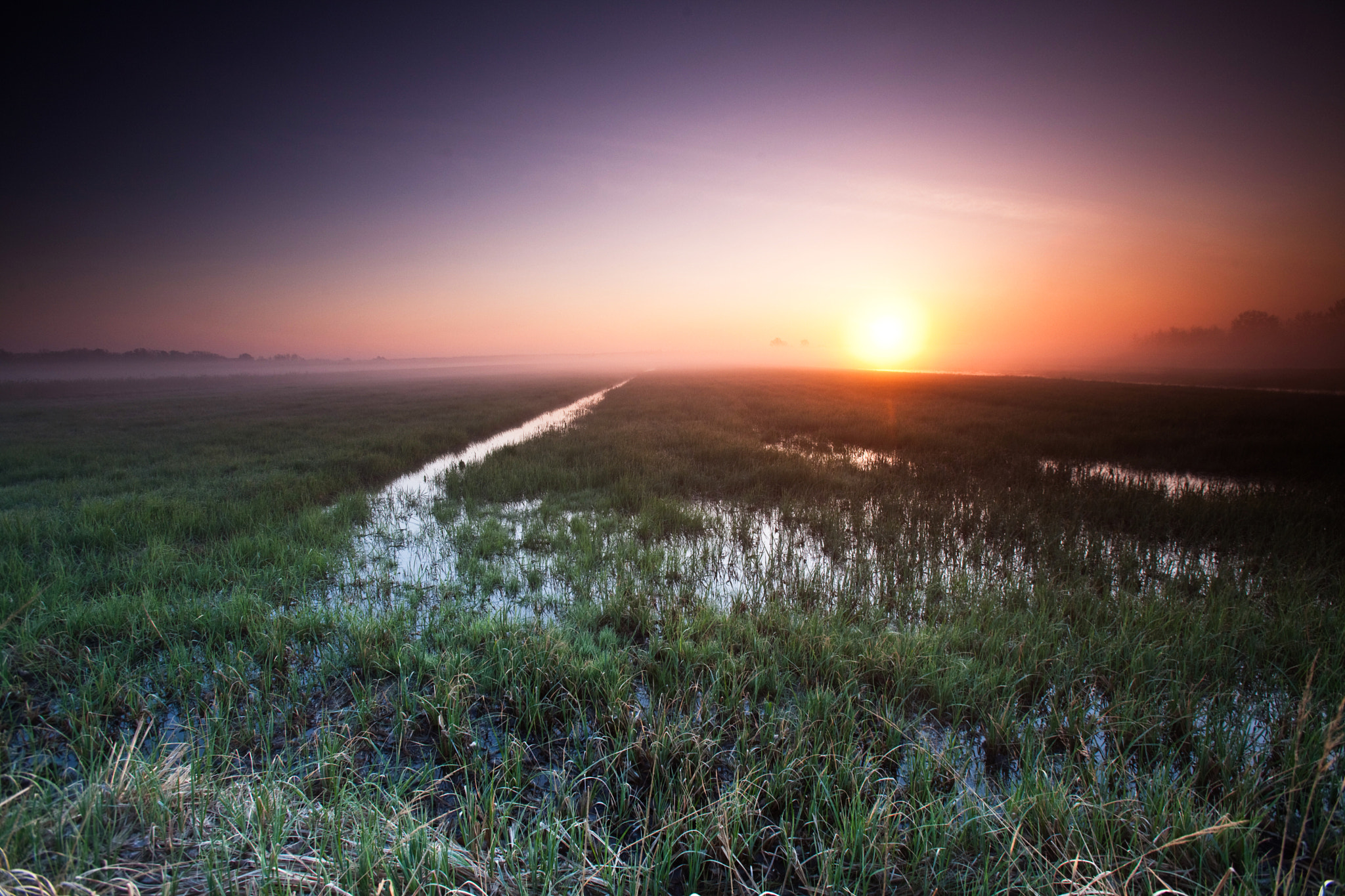 Canon EOS 5D Mark II + Canon EF 16-35mm F2.8L USM sample photo. Sonnenaufgang über dem hansag photography