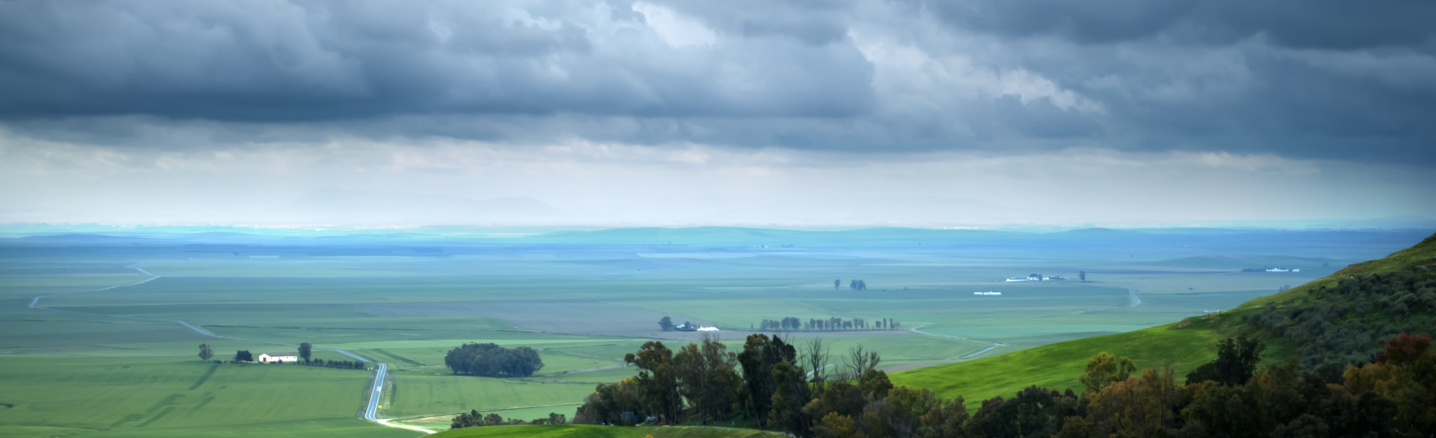 Nikon D200 sample photo. Landscape of the countryside of the guadalquivir photography