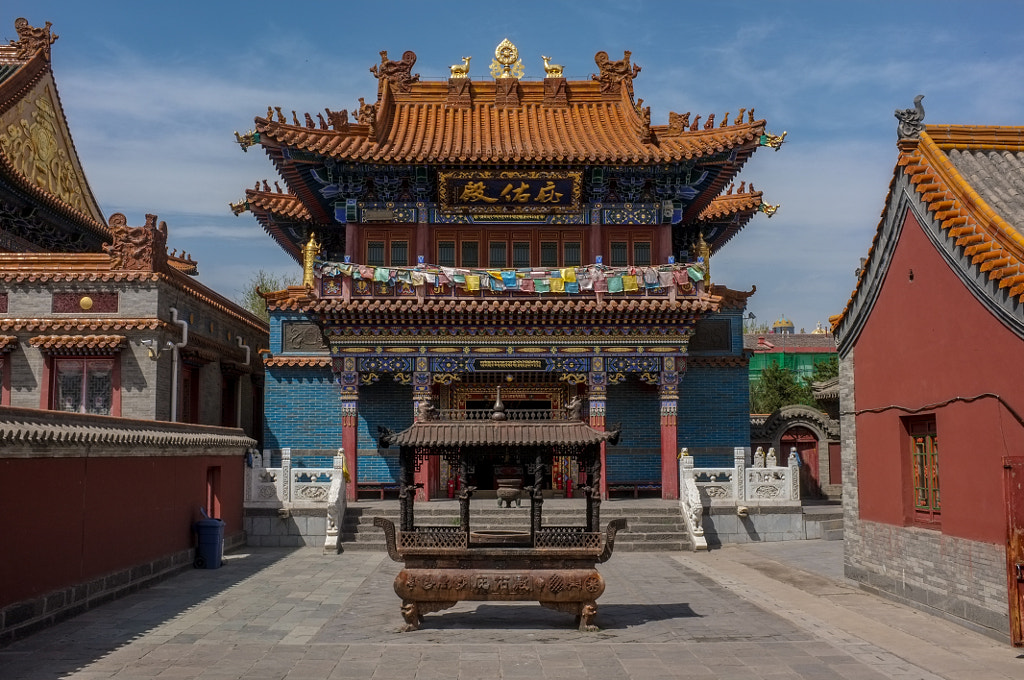 Dazhao Temple and neighbourhood, Hohhot. by Dirk van der Vaart on 500px.com