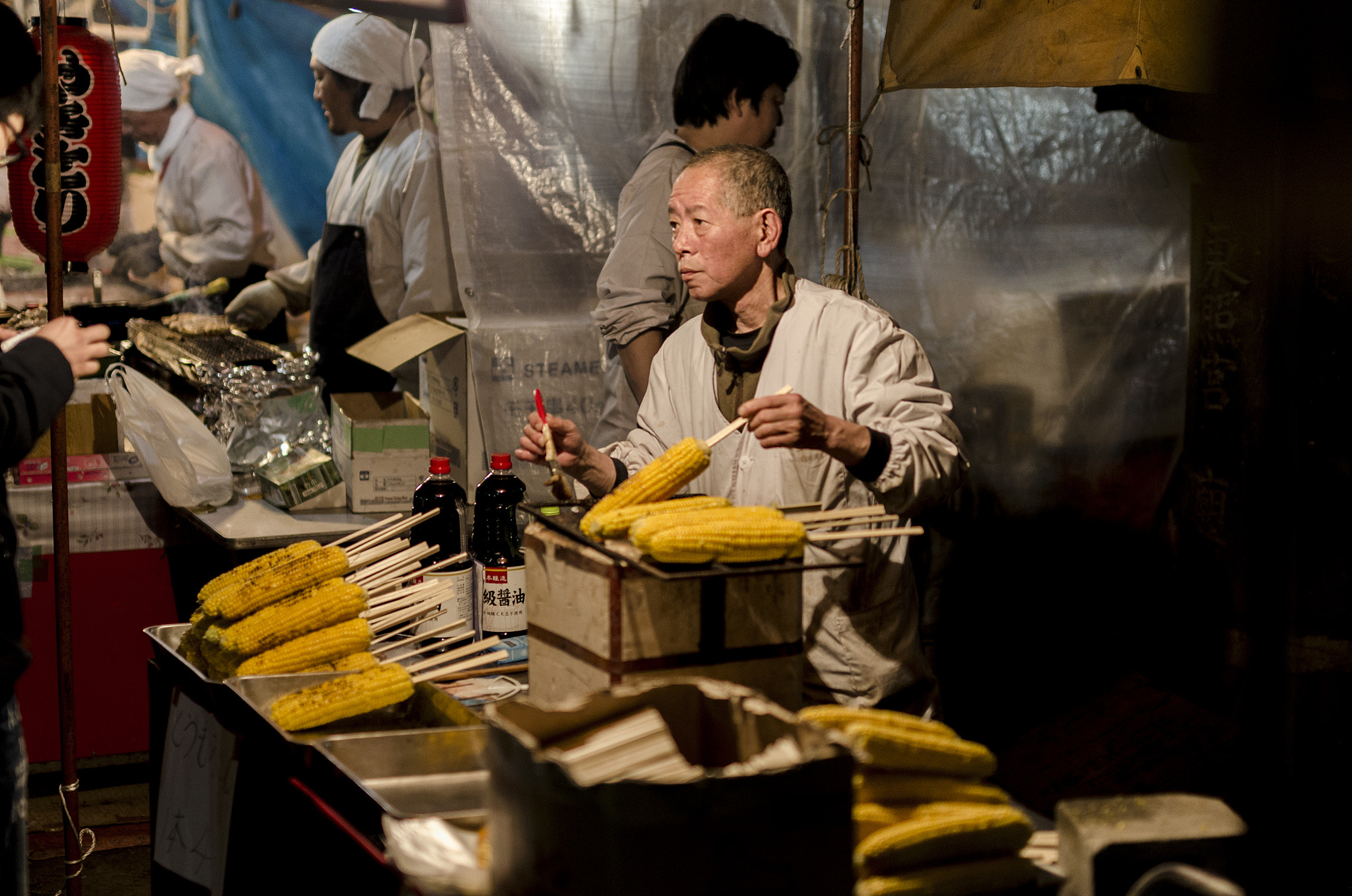 Nikon D7000 + Sigma 50mm F1.4 DG HSM Art sample photo. Corn on a stick photography