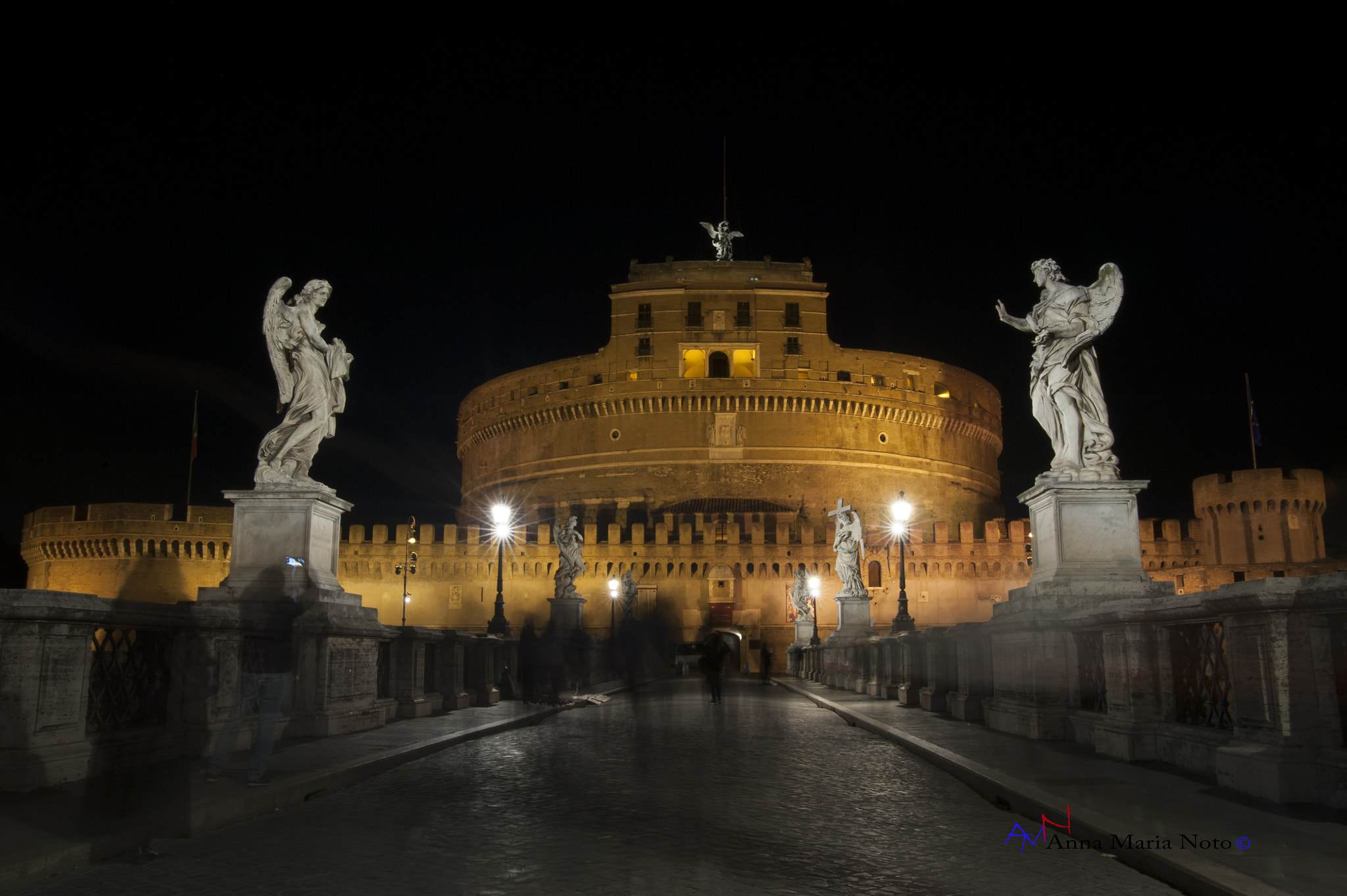 Nikon D700 + Tamron SP 35mm F1.8 Di VC USD sample photo. Castel sant'angelo photography