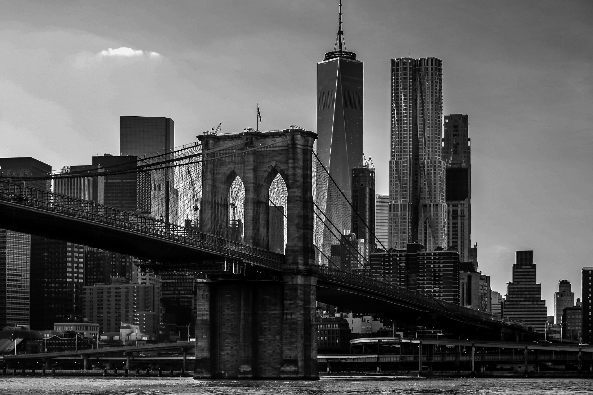 Canon EOS 450D (EOS Rebel XSi / EOS Kiss X2) sample photo. Nyc b&w photography