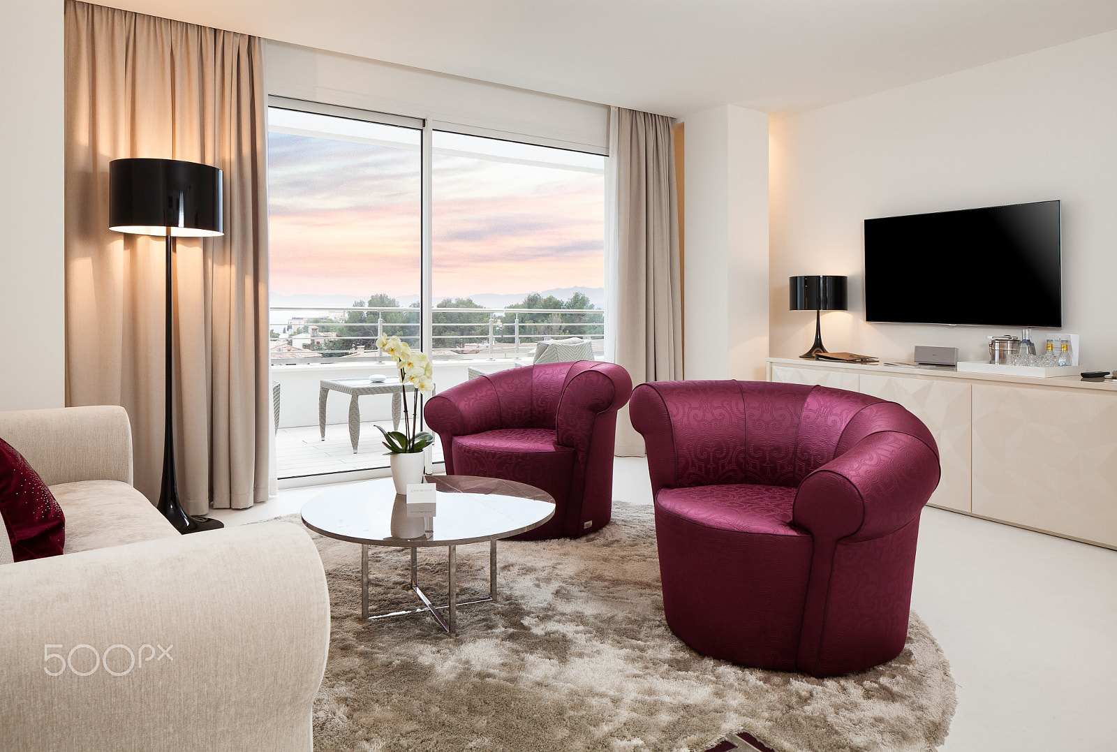 Canon TS-E 24.0mm f/3.5 L II sample photo. Fendi furnished penthouse photography