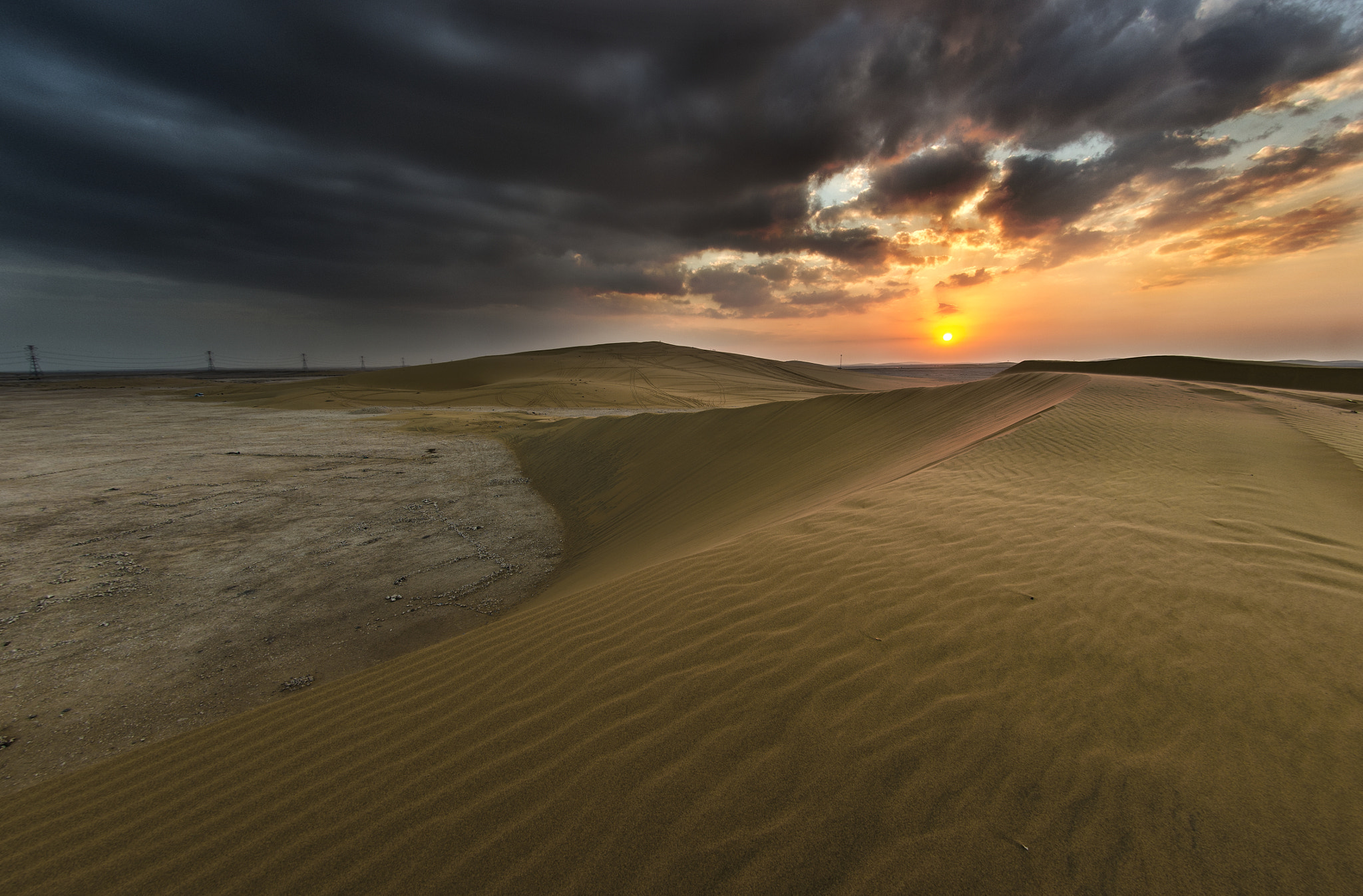 Nikon Df + Nikon AF Fisheye-Nikkor 16mm F2.8D sample photo. Sun dunes photography