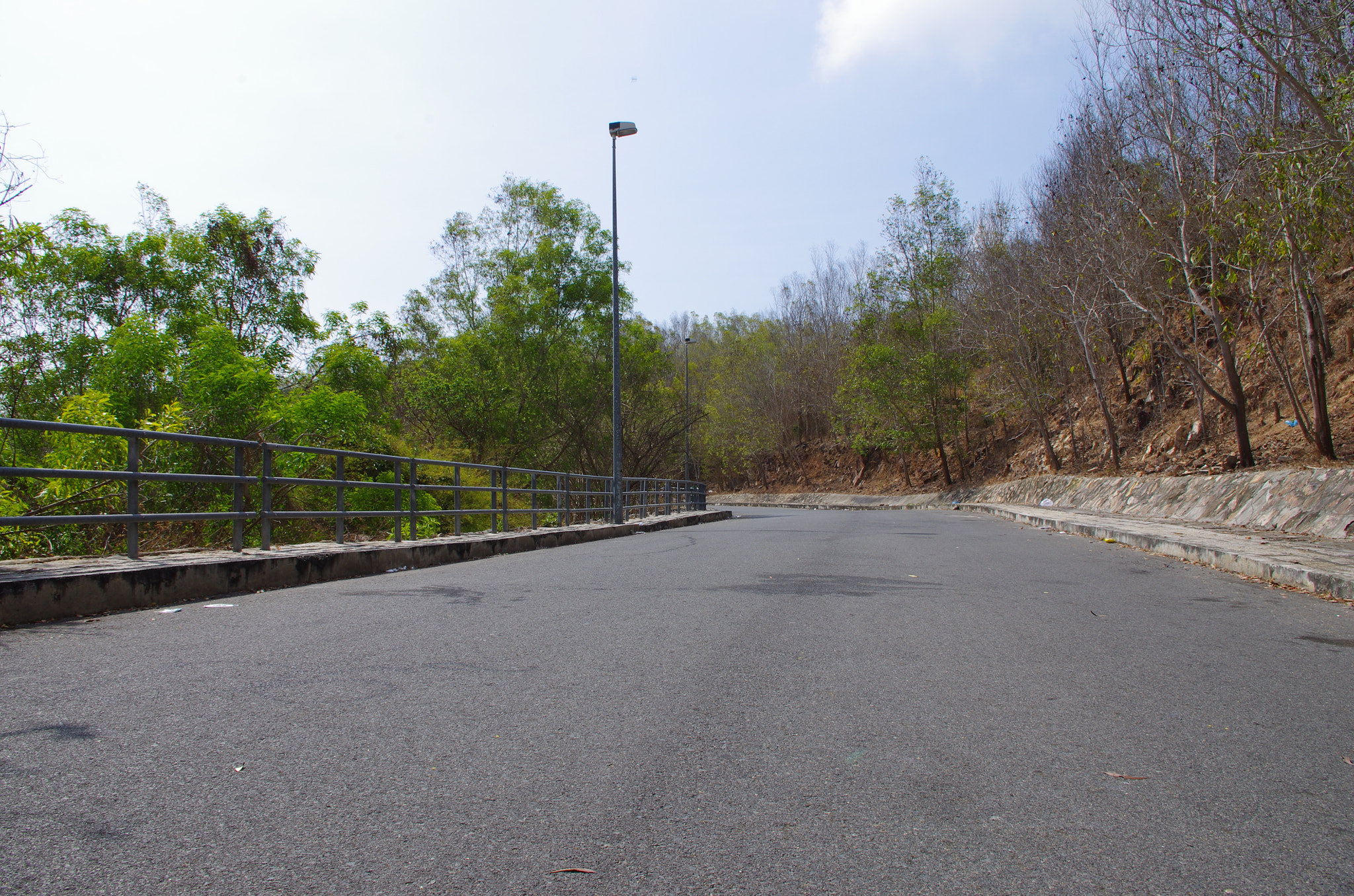 Pentax K-5 II sample photo. Road to lighthouse on the small moutain photography