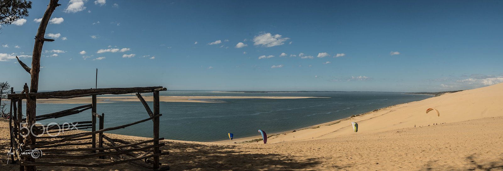 Pentax K-5 II + Sigma sample photo. Panorama banc d arguin vu de la dune photography