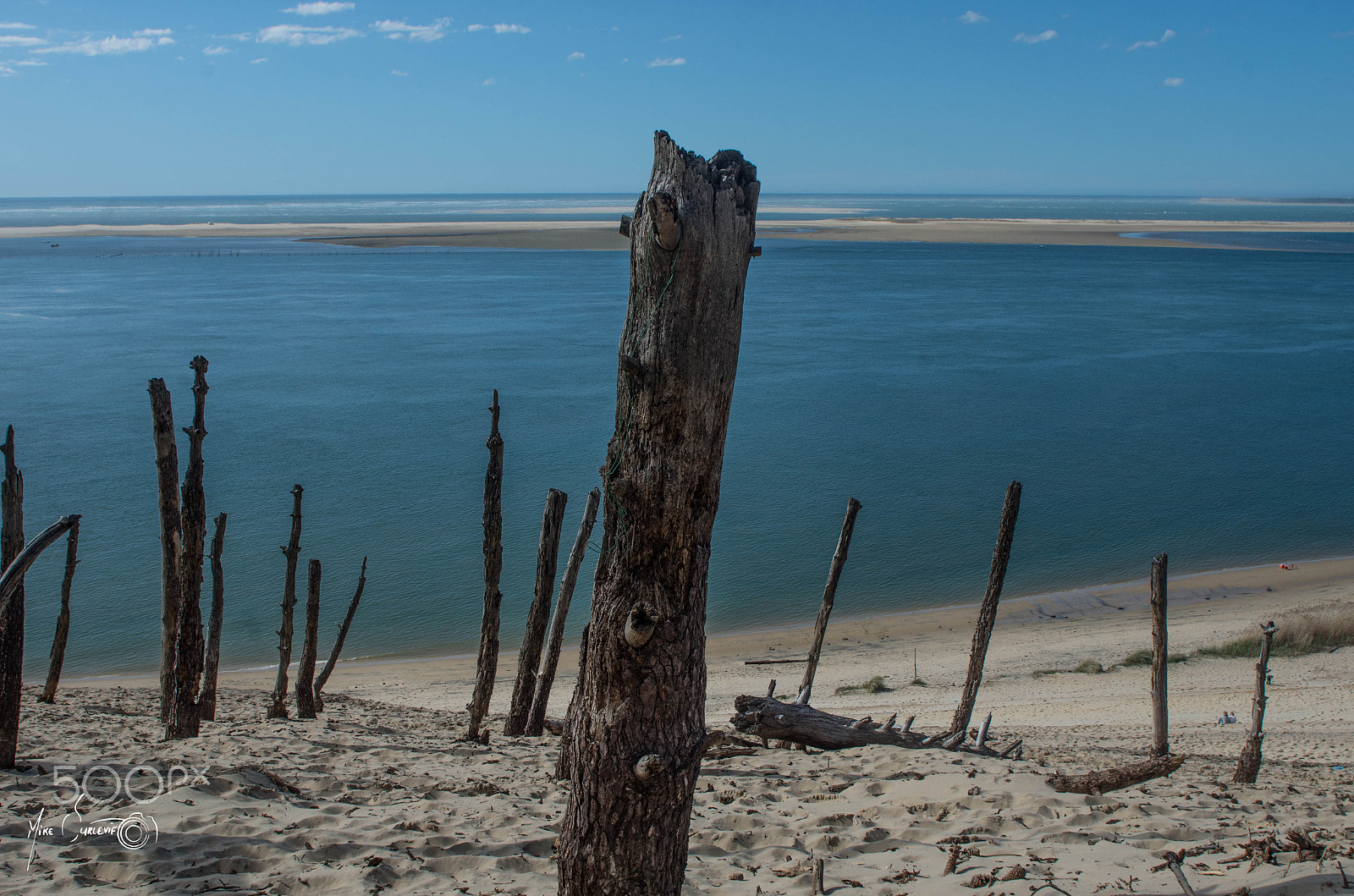 Pentax K-5 II sample photo. Banc d arguin vu de la dune photography