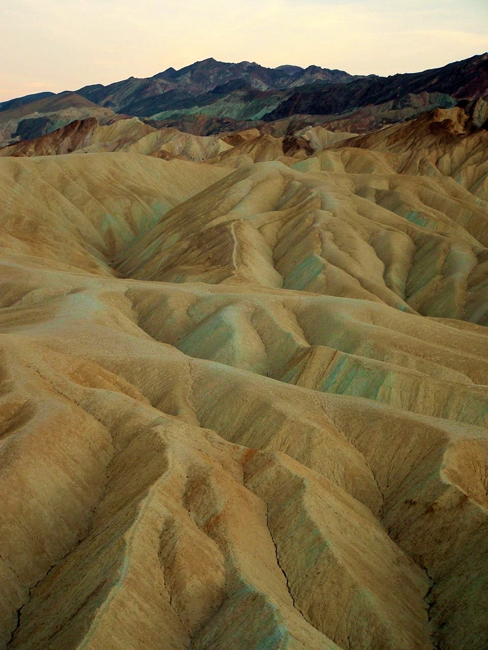 Fujifilm FinePix S3000 sample photo. Zabriskie point after sunset photography